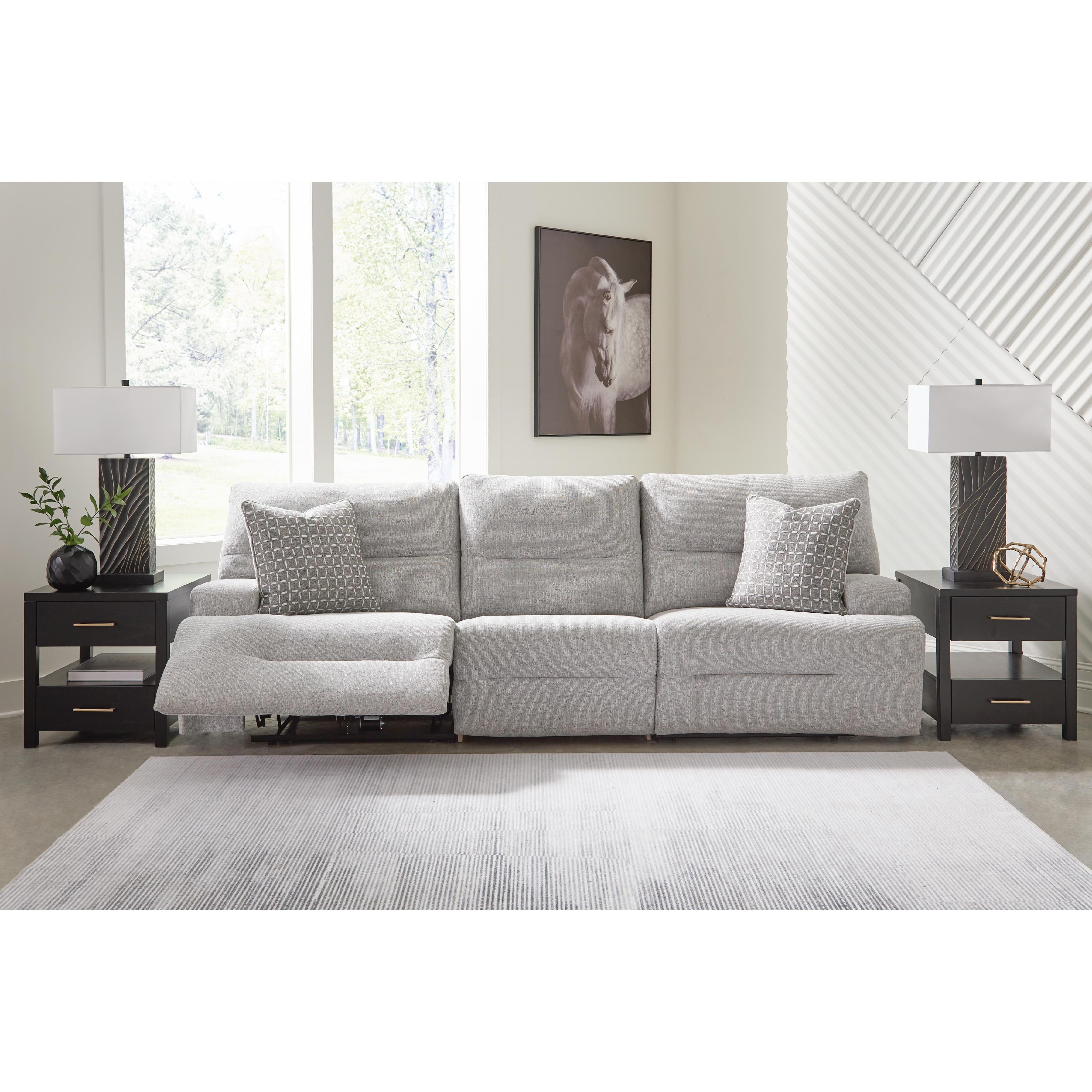  Signature Design by Ashley Acklen Place Power Reclining Fabric Sofa 9360531/9360558/9360562 IMAGE 2
