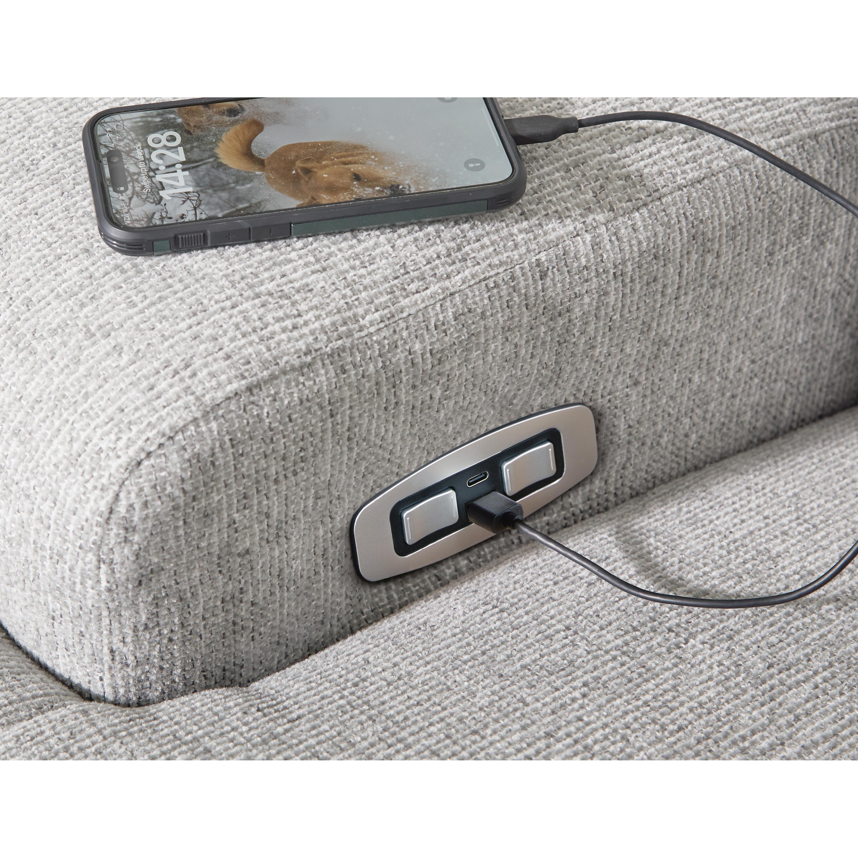 Signature Design by Ashley Acklen Place Power Reclining Fabric 5 pc Sectional 9360531/9360557/9360558/9360562/9360577 IMAGE 2