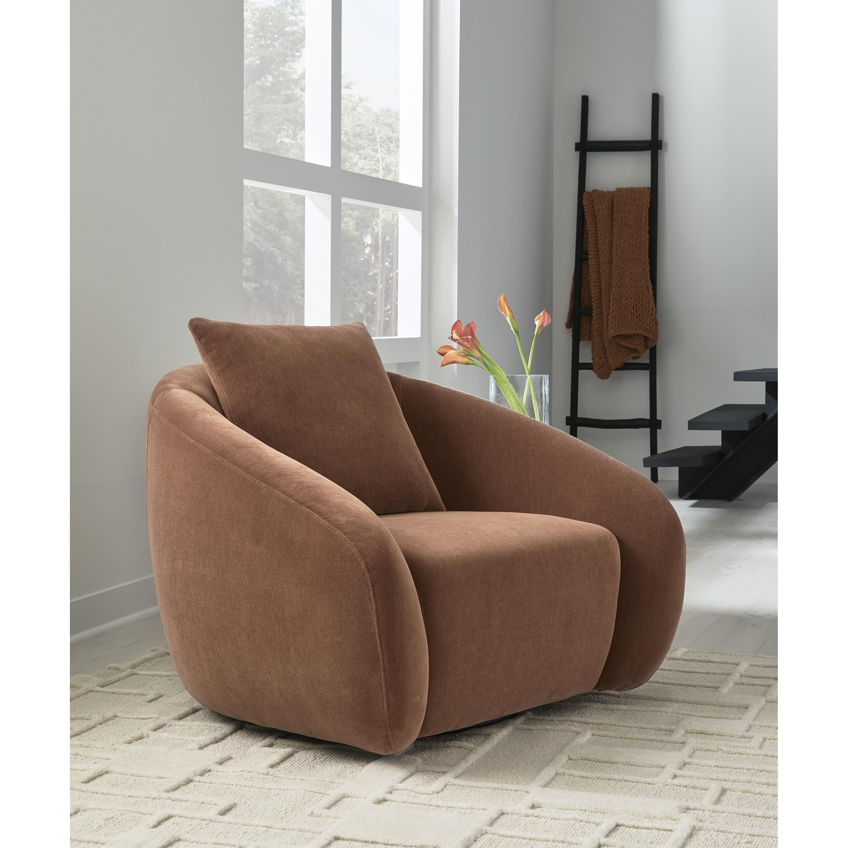  Signature Design by Ashley Yahya Swivel Fabric Accent Chair A3000780 IMAGE 5