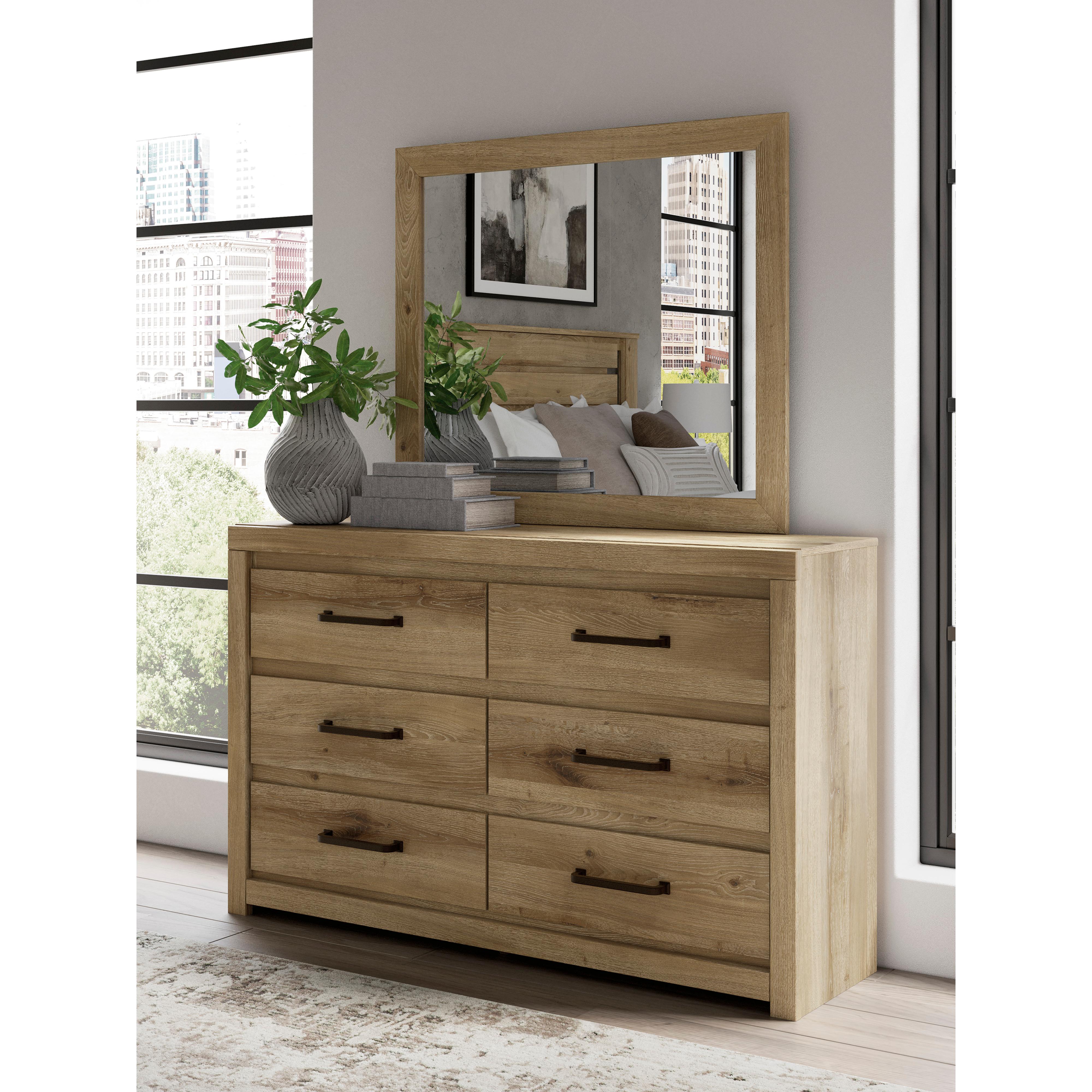  Benchcraft Brozmont Dresser Mirror B1045-36 IMAGE 4