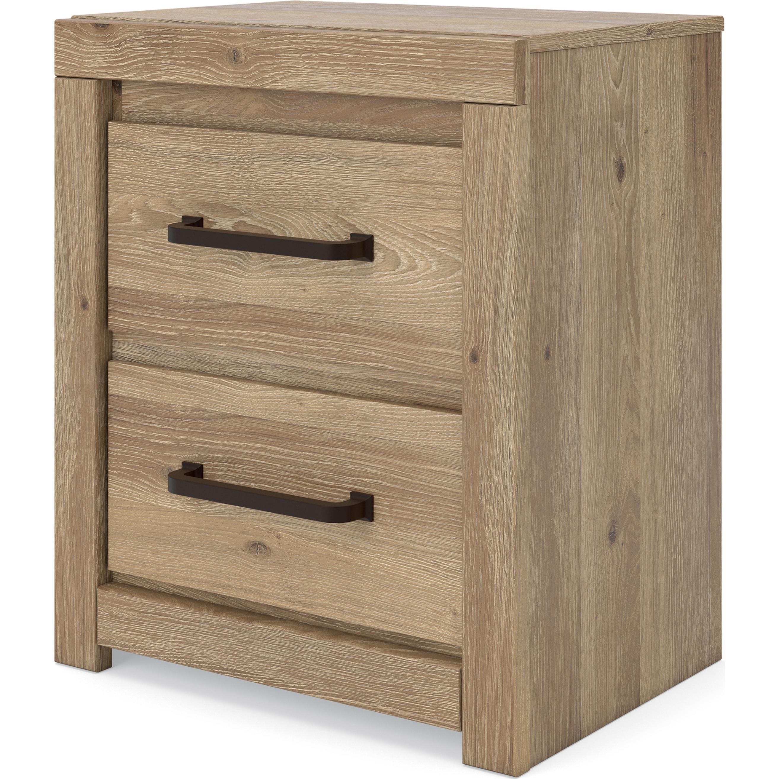  Benchcraft Brozmont 2-Drawer Nightstand B1045-92 IMAGE 1