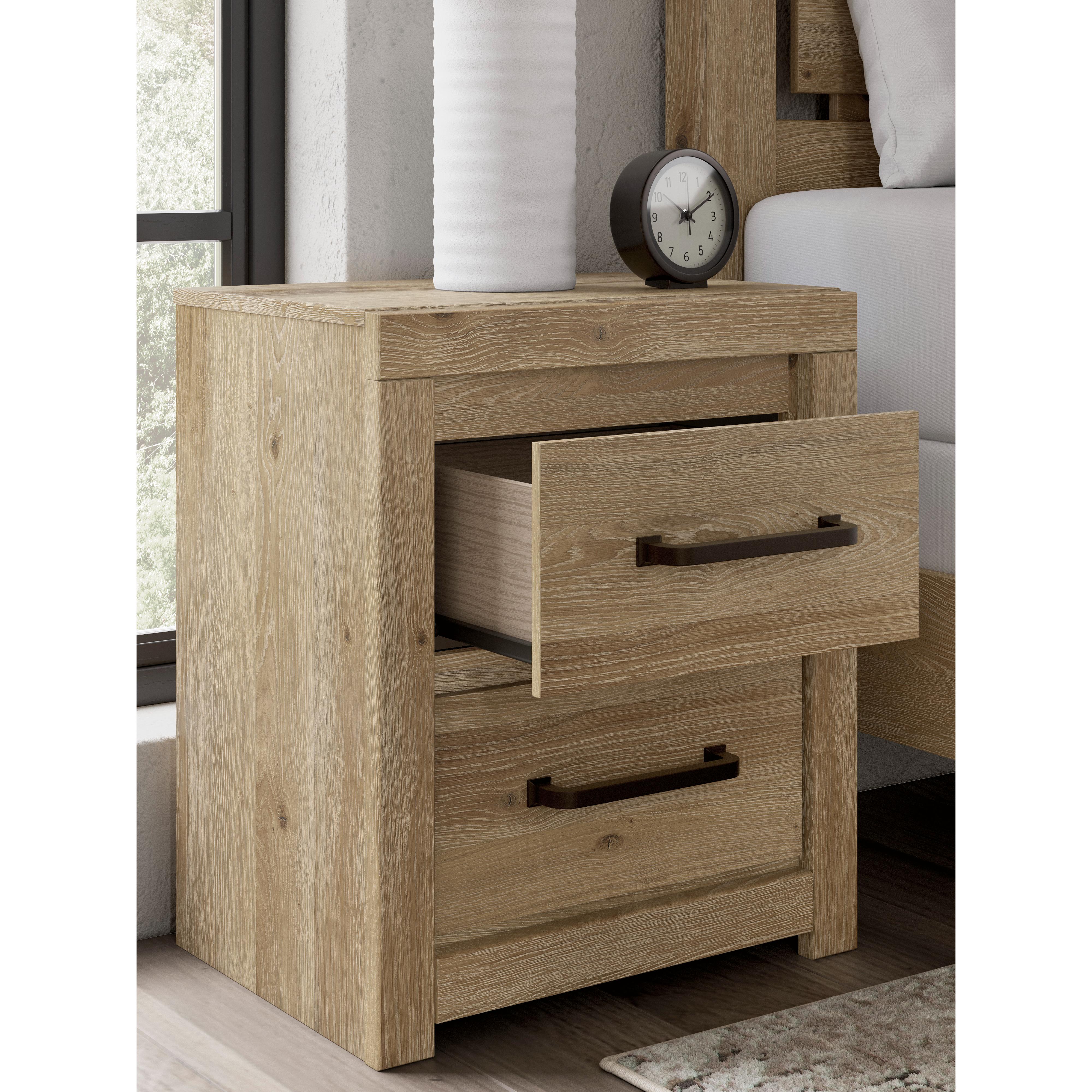  Benchcraft Brozmont 2-Drawer Nightstand B1045-92 IMAGE 5