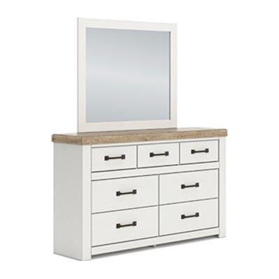 Benchcraft Savonport 7-Drawer Dresser with Mirror B4615-31/B4615-36