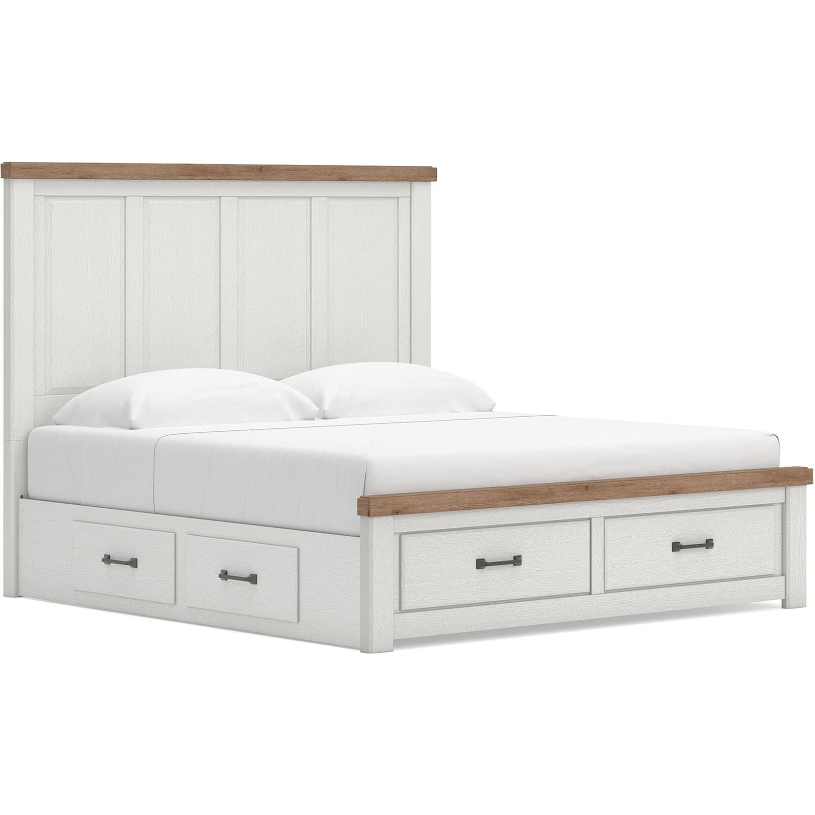  Size_King --  Savonport B4615B11 King Panel Storage Bed IMAGE 1