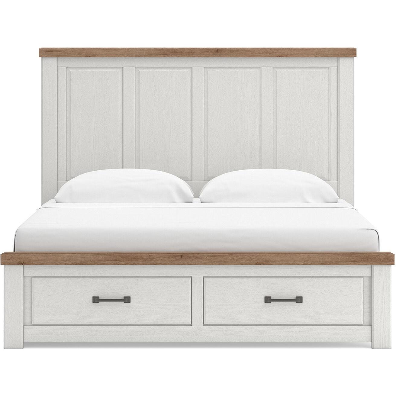  Size_King --  Savonport B4615B11 King Panel Storage Bed IMAGE 3