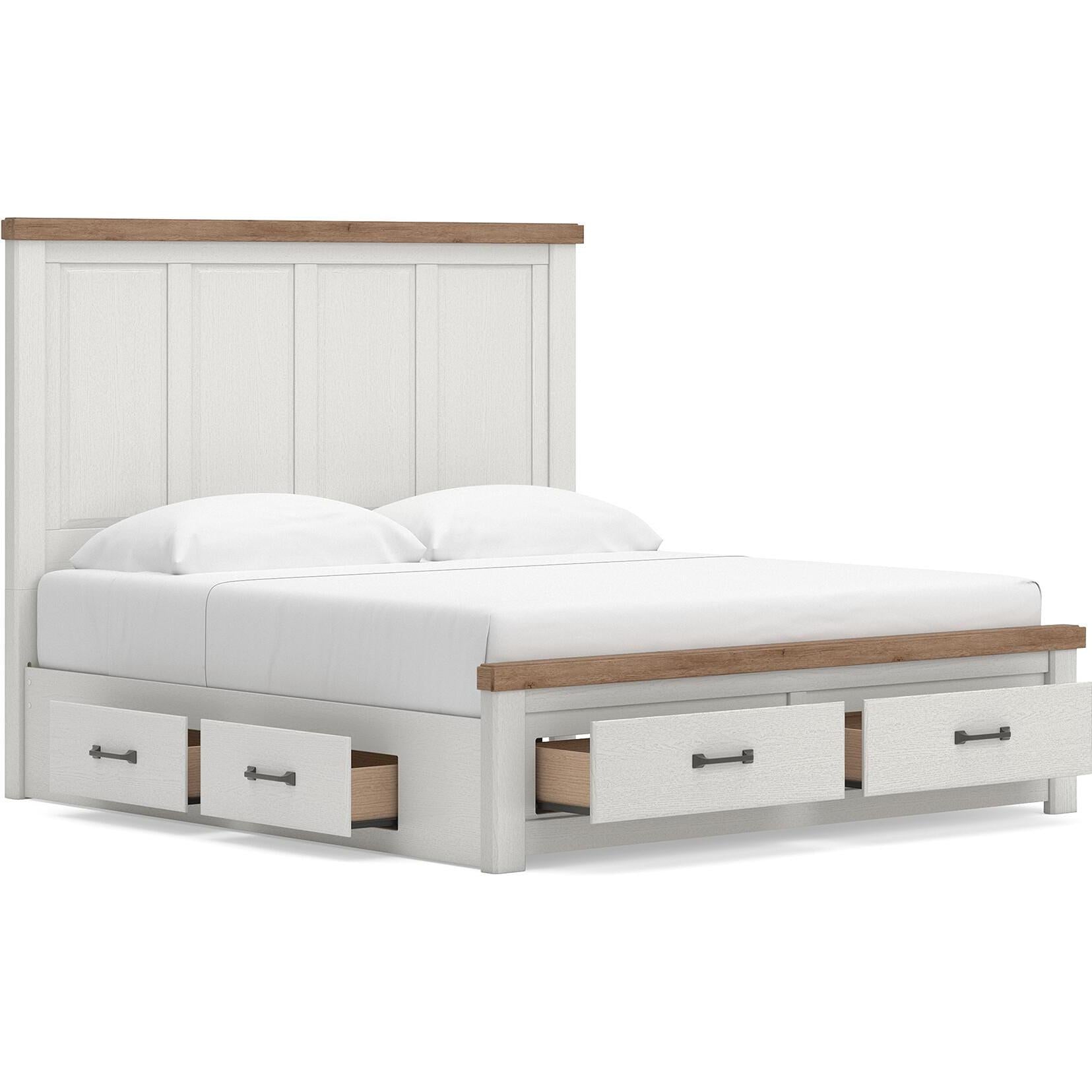  Size_King --  Savonport B4615B11 King Panel Storage Bed IMAGE 4