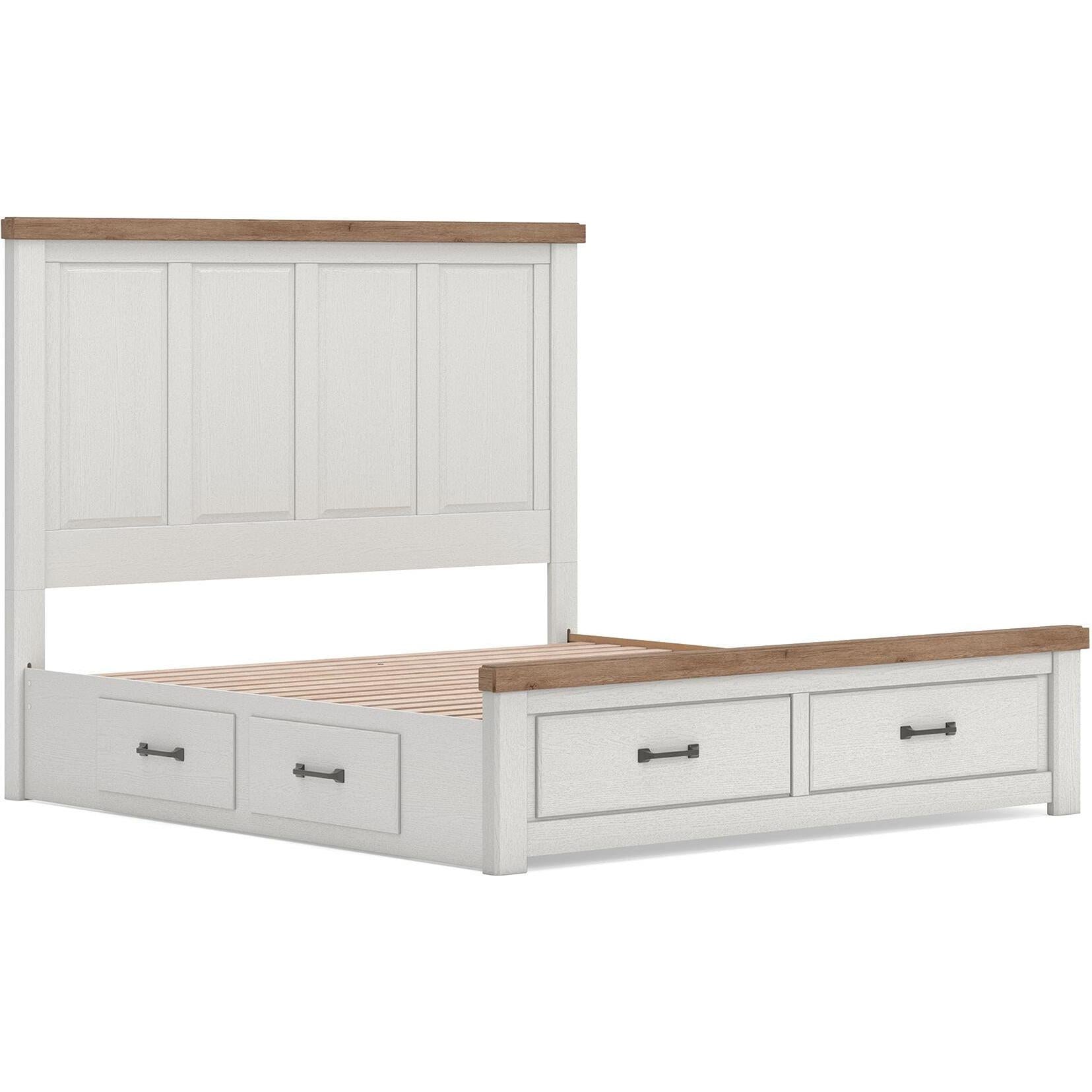  Size_King --  Savonport B4615B11 King Panel Storage Bed IMAGE 5