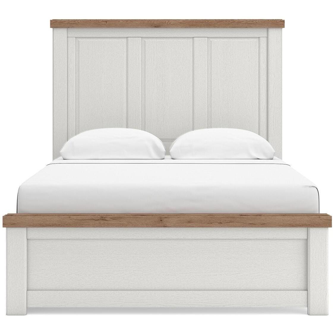  Size_Queen --  Signature Design by Ashley Savonport Panel Bed with Storage IMAGE 3