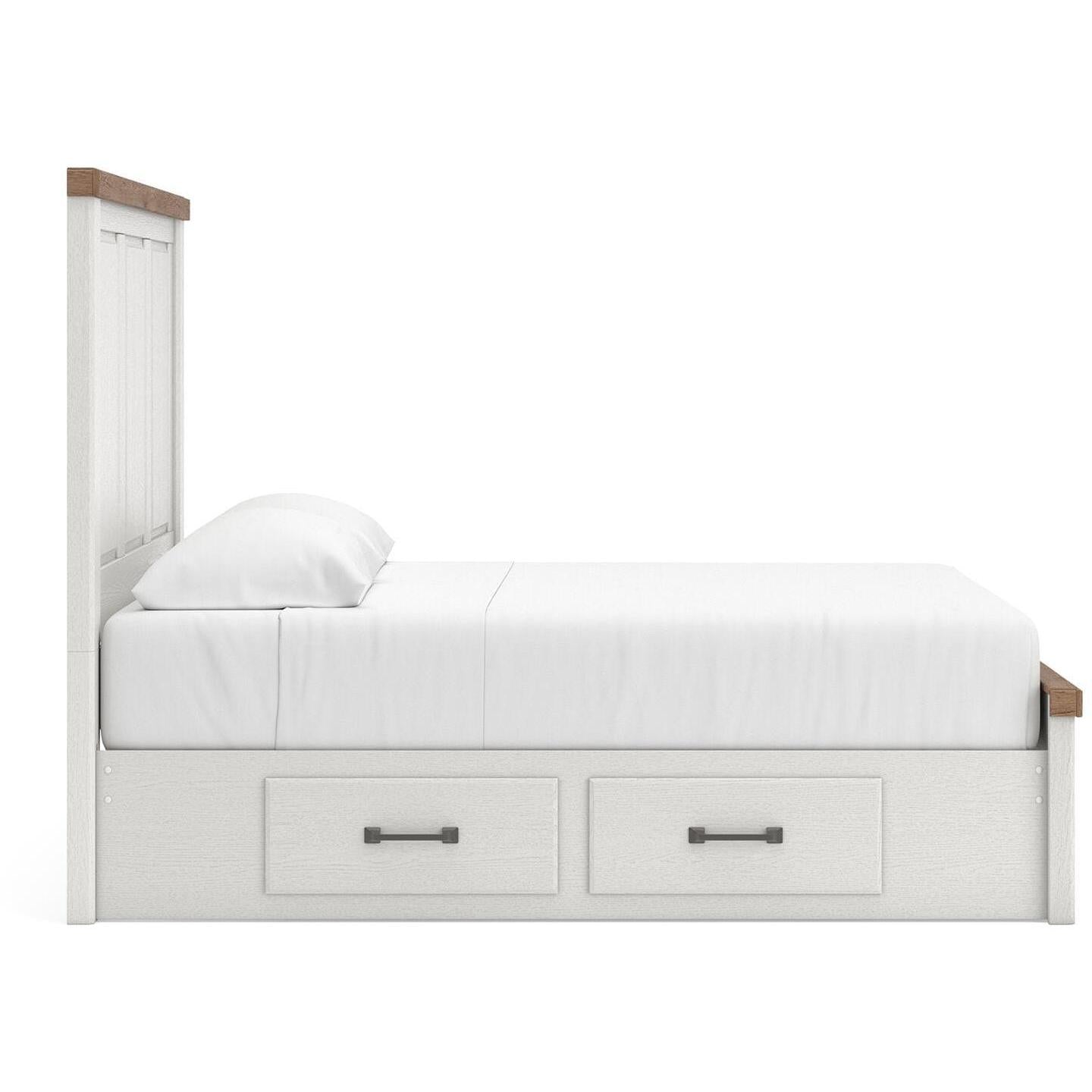  Size_Queen --  Signature Design by Ashley Savonport Panel Bed with Storage IMAGE 6