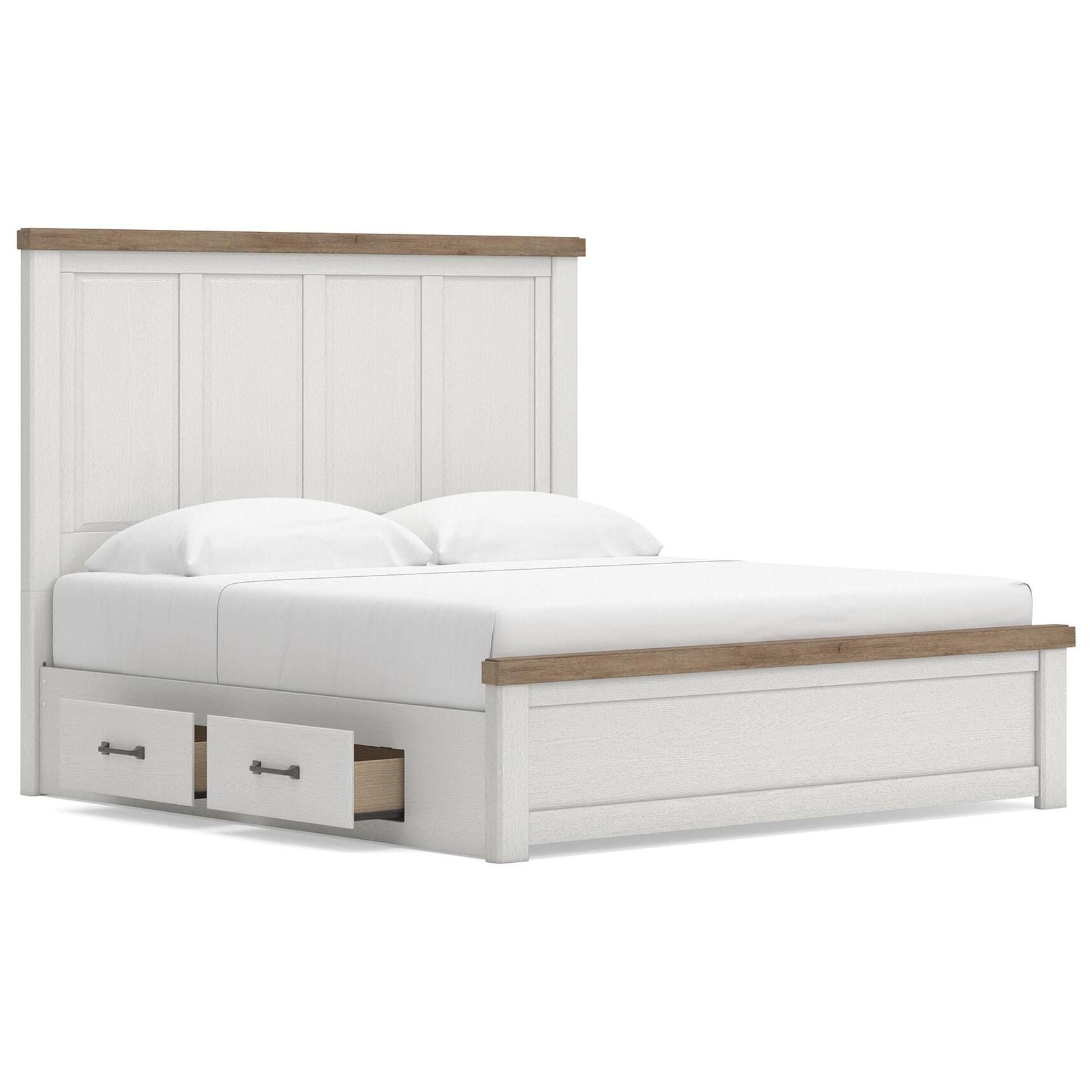  Size_King --  Savonport B4615B13 King Panel Bed with Storage IMAGE 4