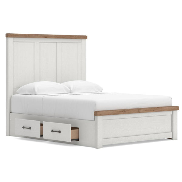 Signature Design by Ashley Savonport Panel Bed with Storage