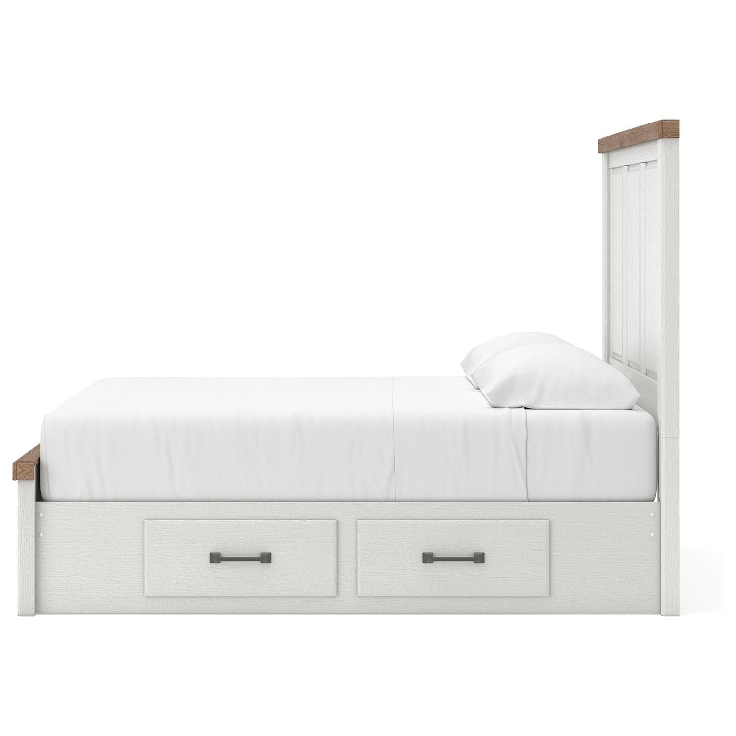  Size_Queen --  Signature Design by Ashley Savonport Panel Bed with Storage IMAGE 5