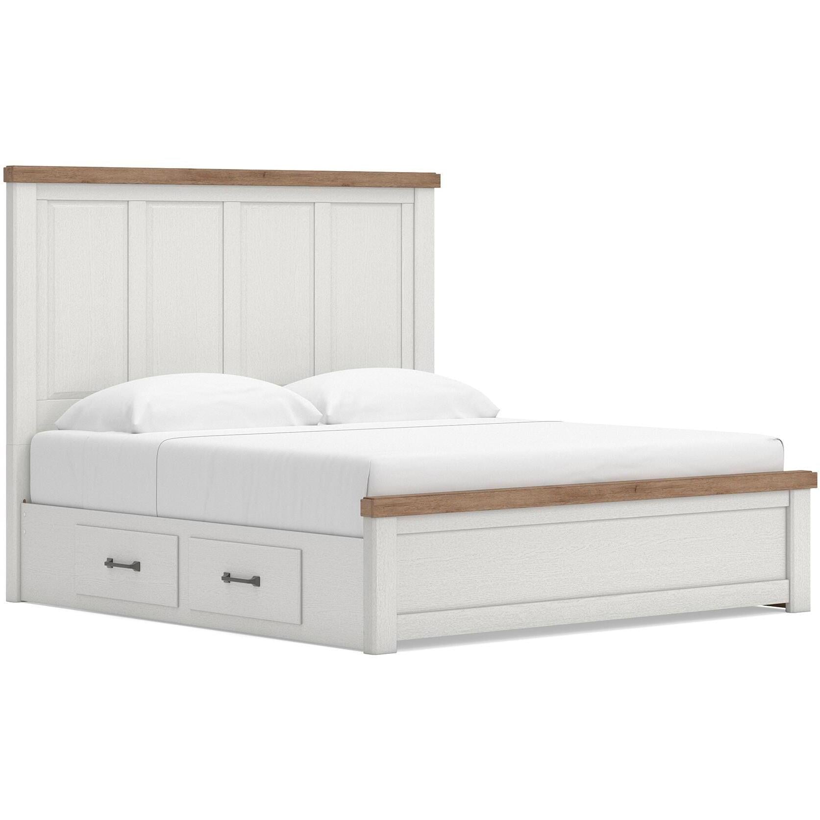  Size_King --  Savonport B4615B15 King Panel Bed with Storage IMAGE 1
