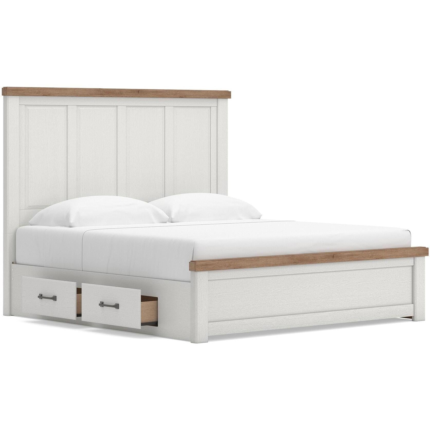  Size_King --  Savonport B4615B15 King Panel Bed with Storage IMAGE 4