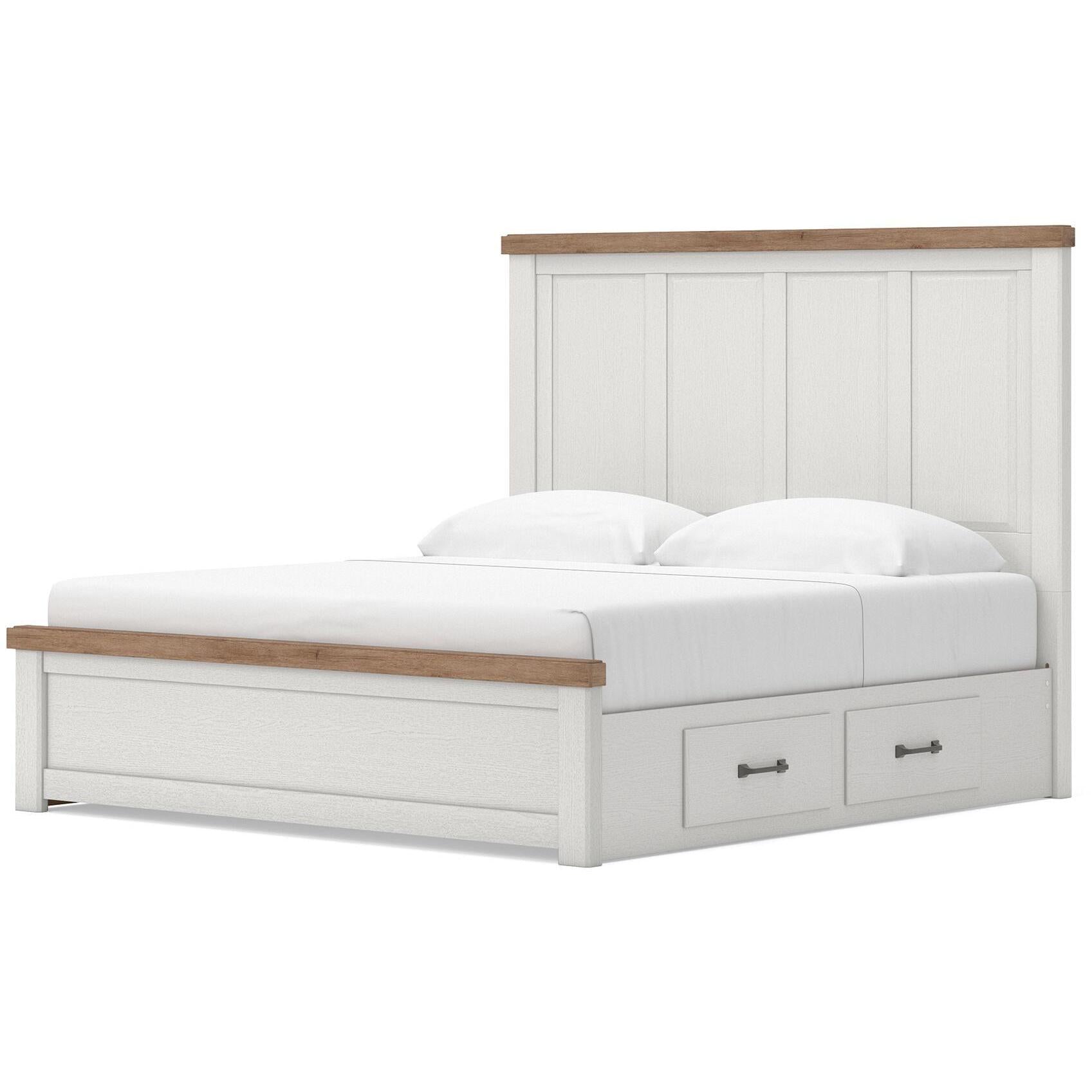  Size_King --  Savonport B4615B15 King Panel Bed with Storage IMAGE 7