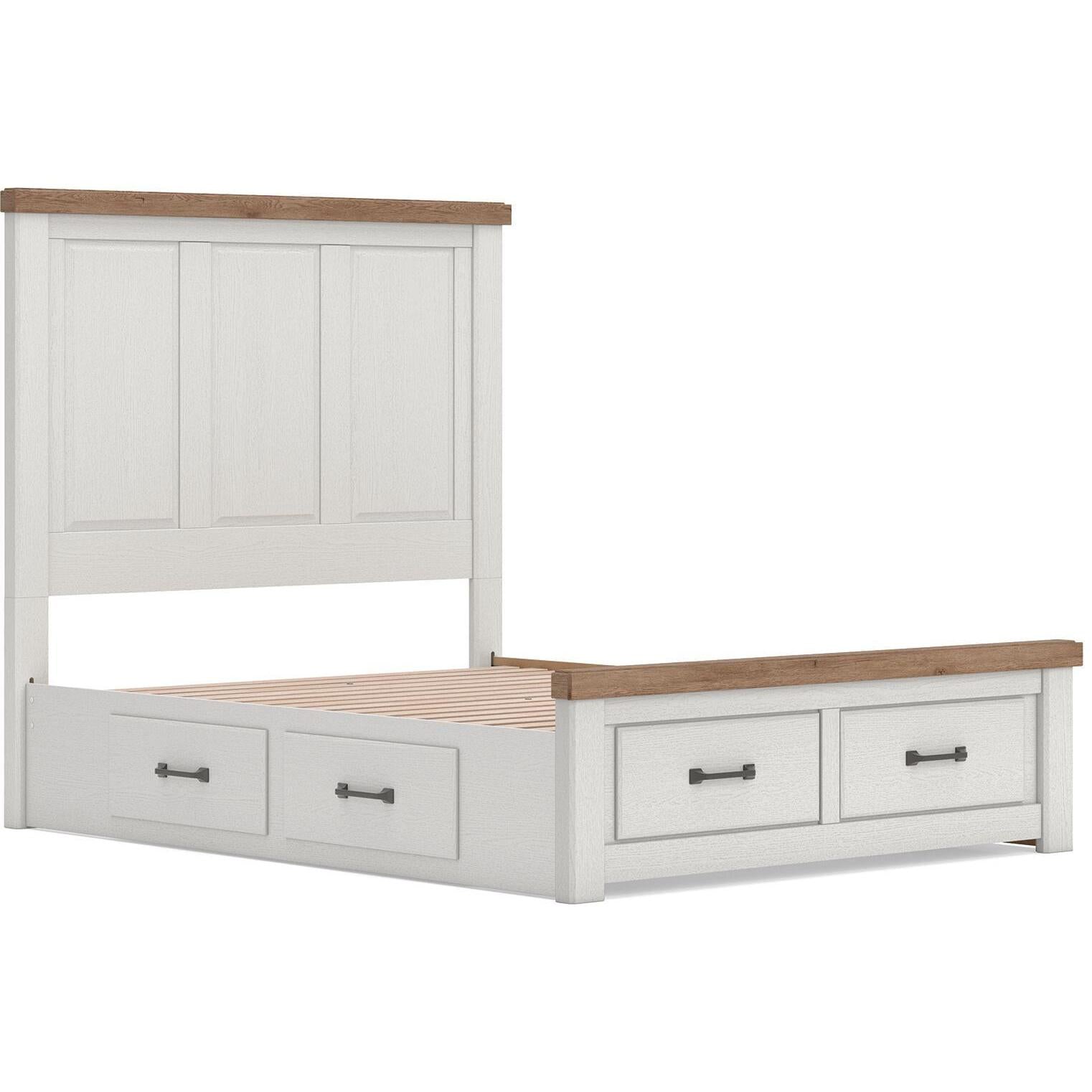  Size_Queen --  Signature Design by Ashley Savonport Panel Bed with Storage IMAGE 5