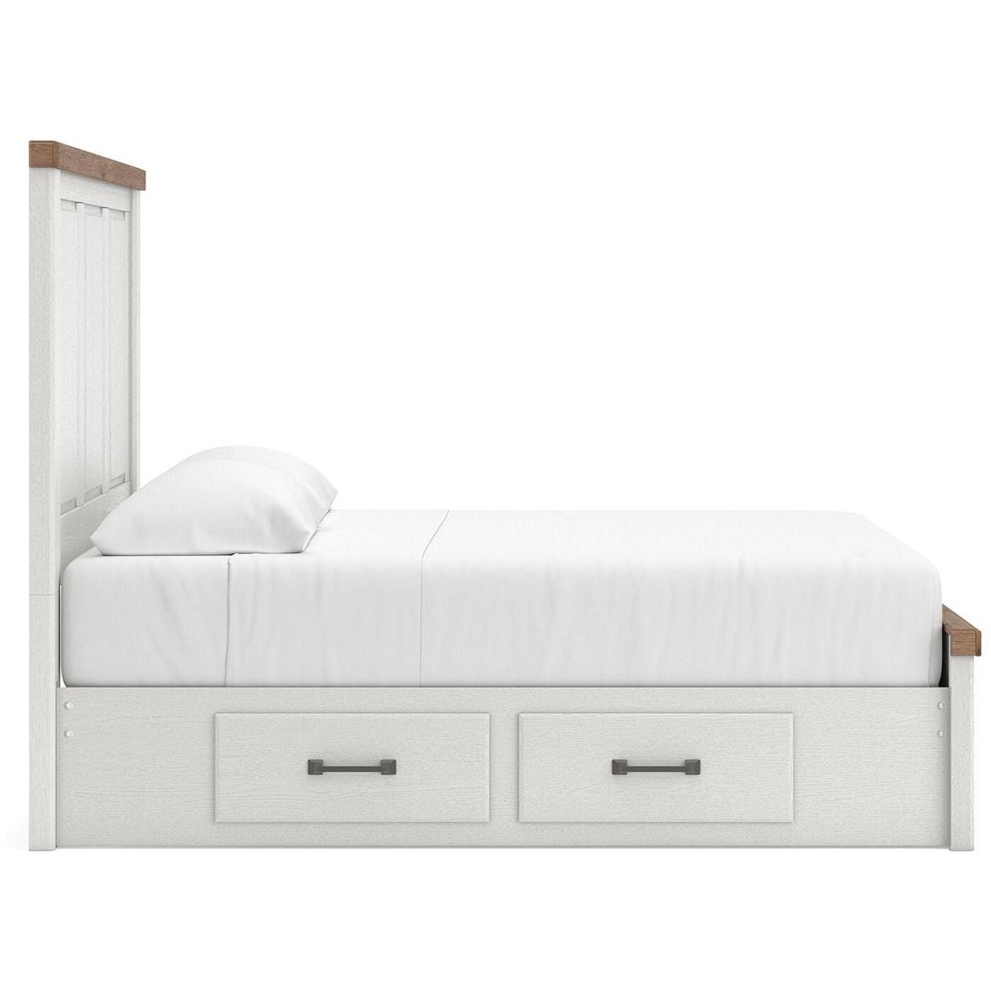  Size_Queen --  Signature Design by Ashley Savonport Panel Bed with Storage IMAGE 6
