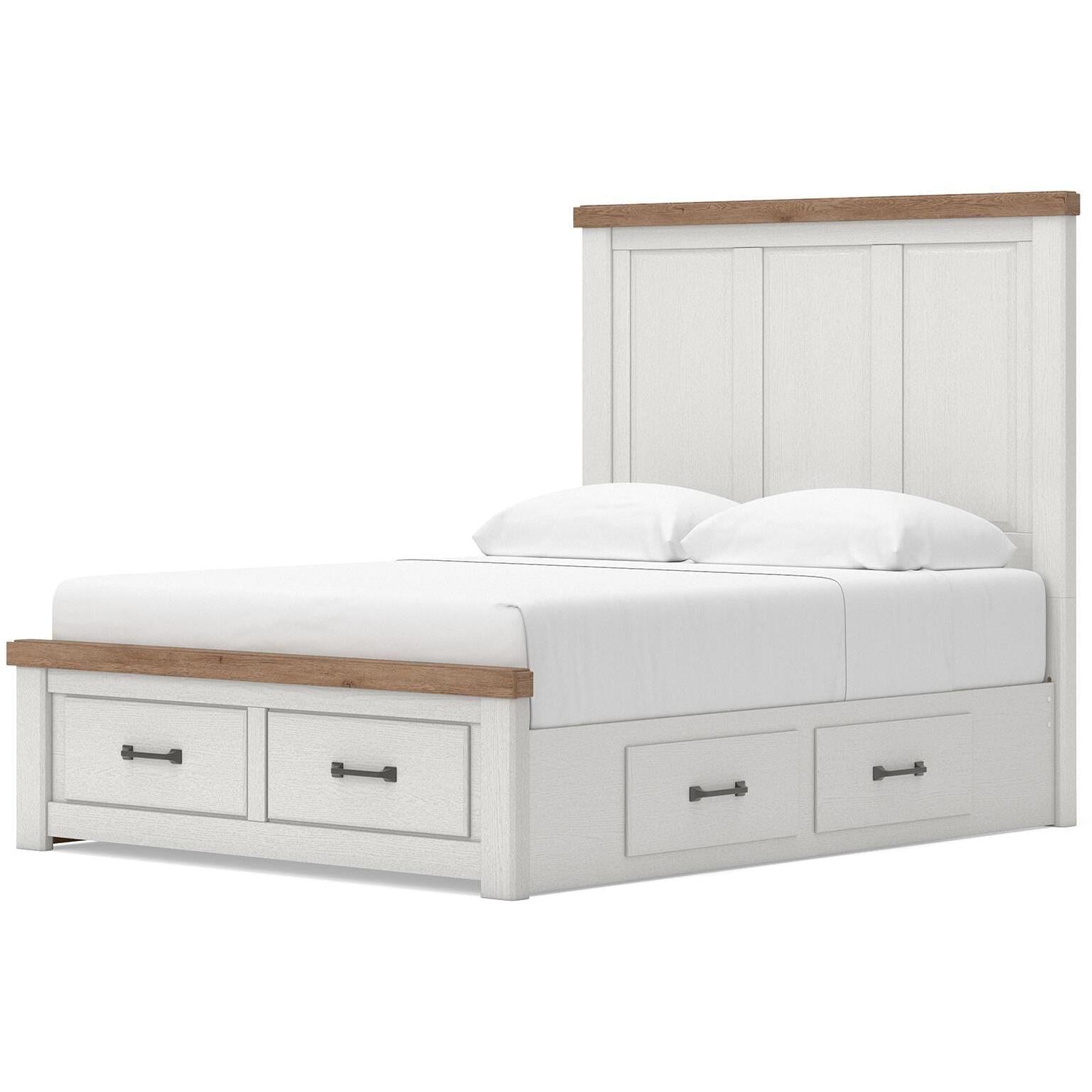  Size_Queen --  Signature Design by Ashley Savonport Panel Bed with Storage IMAGE 7