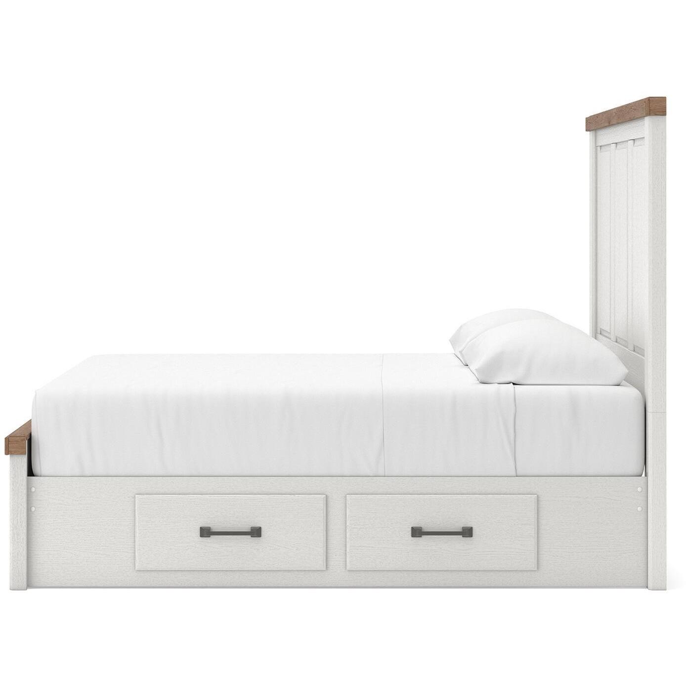  Size_Queen --  Signature Design by Ashley Savonport Panel Bed with Storage IMAGE 8