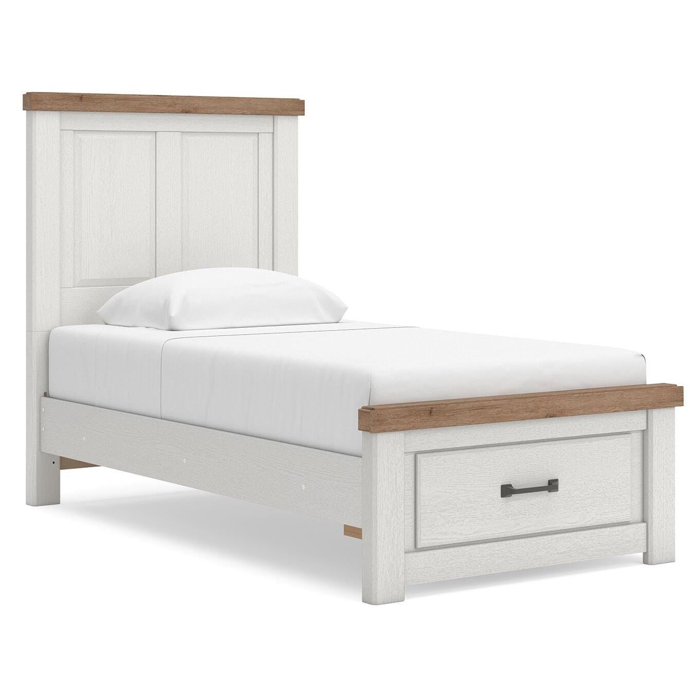  Size_Twin --  Signature Design by Ashley Savonport Panel Bed with Storage IMAGE 1