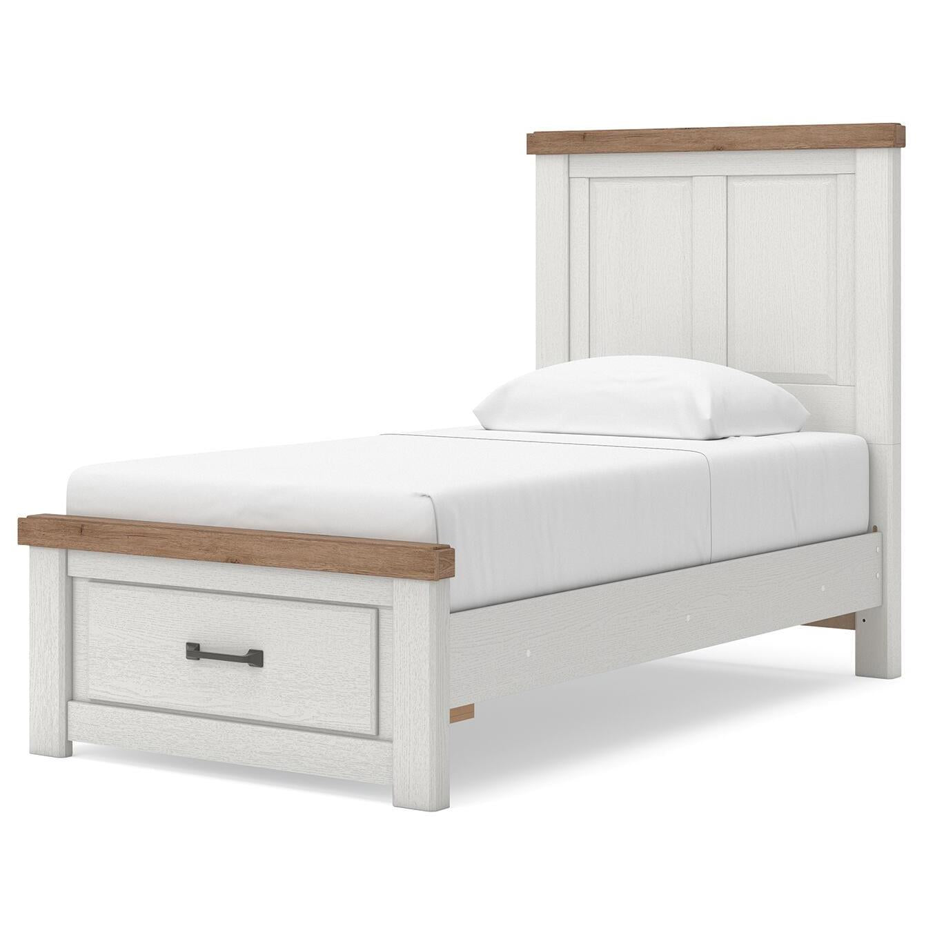  Size_Twin --  Signature Design by Ashley Savonport Panel Bed with Storage IMAGE 2