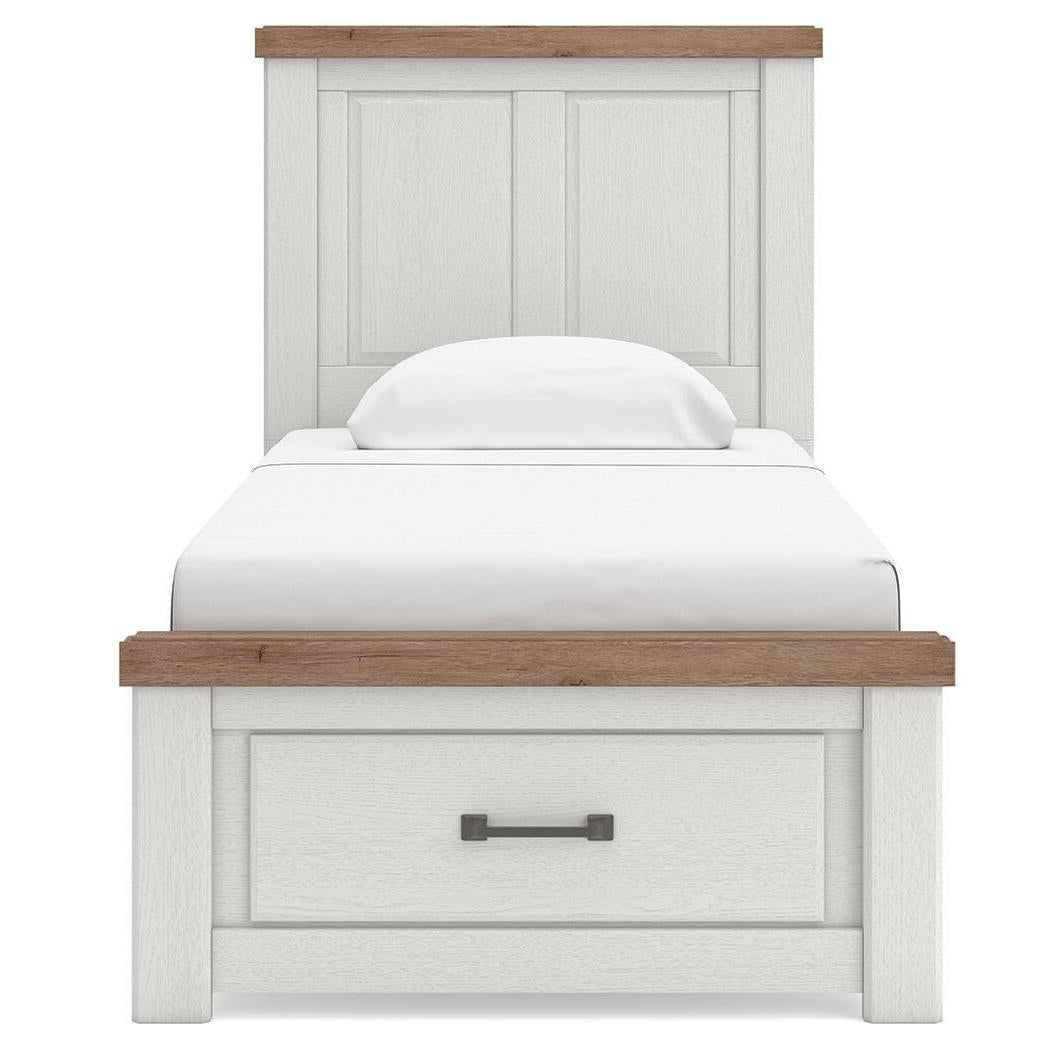  Size_Twin --  Signature Design by Ashley Savonport Panel Bed with Storage IMAGE 9