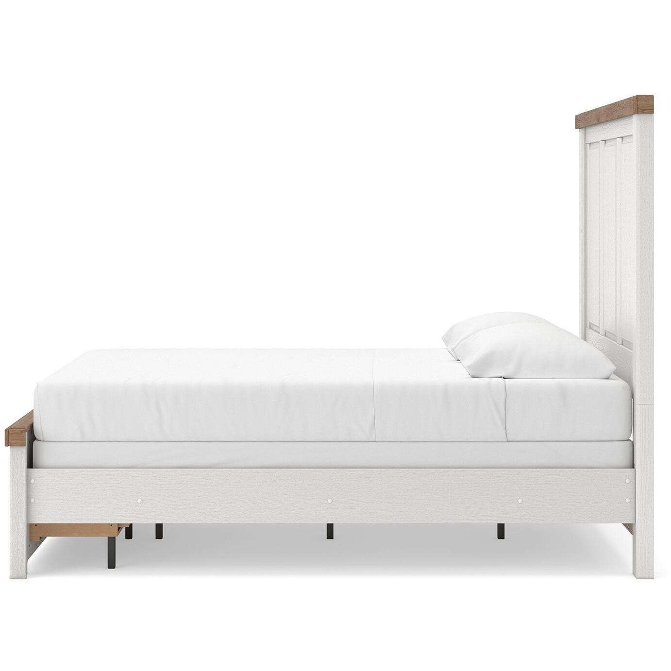  Size_Queen --  Savonport B4615B7 Queen Panel Storage Bed IMAGE 8