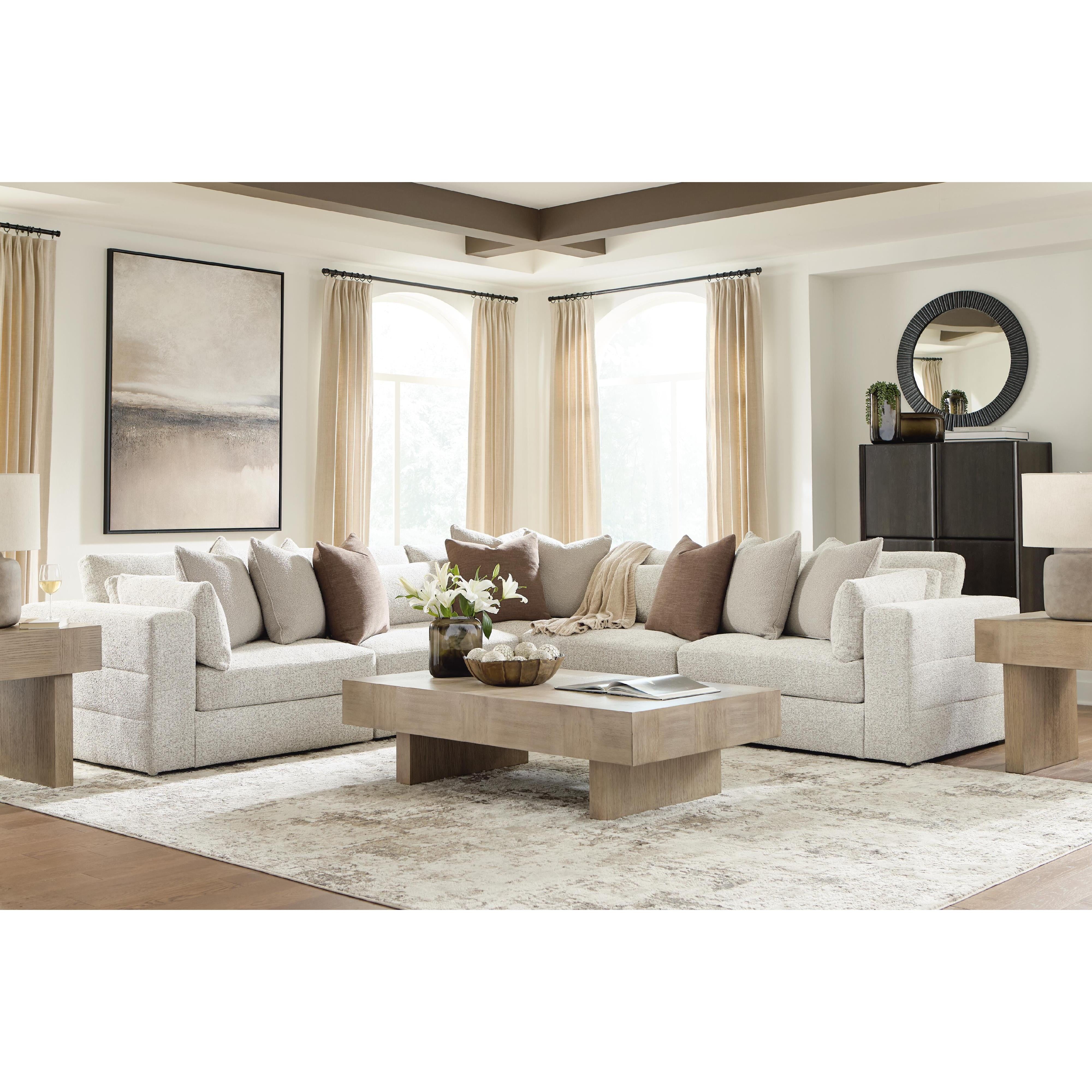  Signature Design by Ashley Ashbourne Estate 5 pc Sectional PC6600446/PC6600446/PC6600464/PC6600465/PC6600477 IMAGE 4