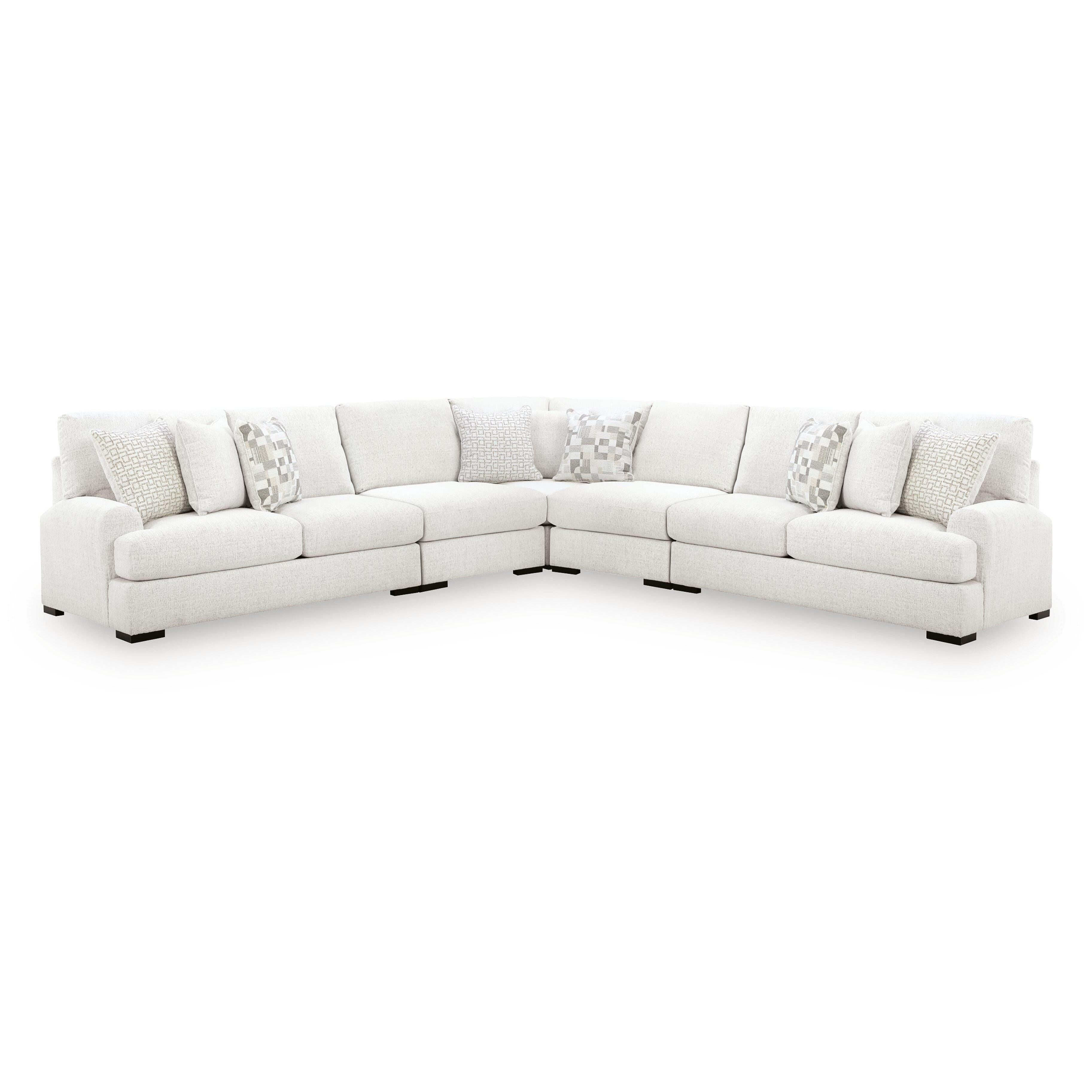  Signature Design by Ashley Misty-Lakes Fabric 5 pc Sectional PC6690646/PC6690646/PC6690655/PC6690656/PC6690677 IMAGE 1