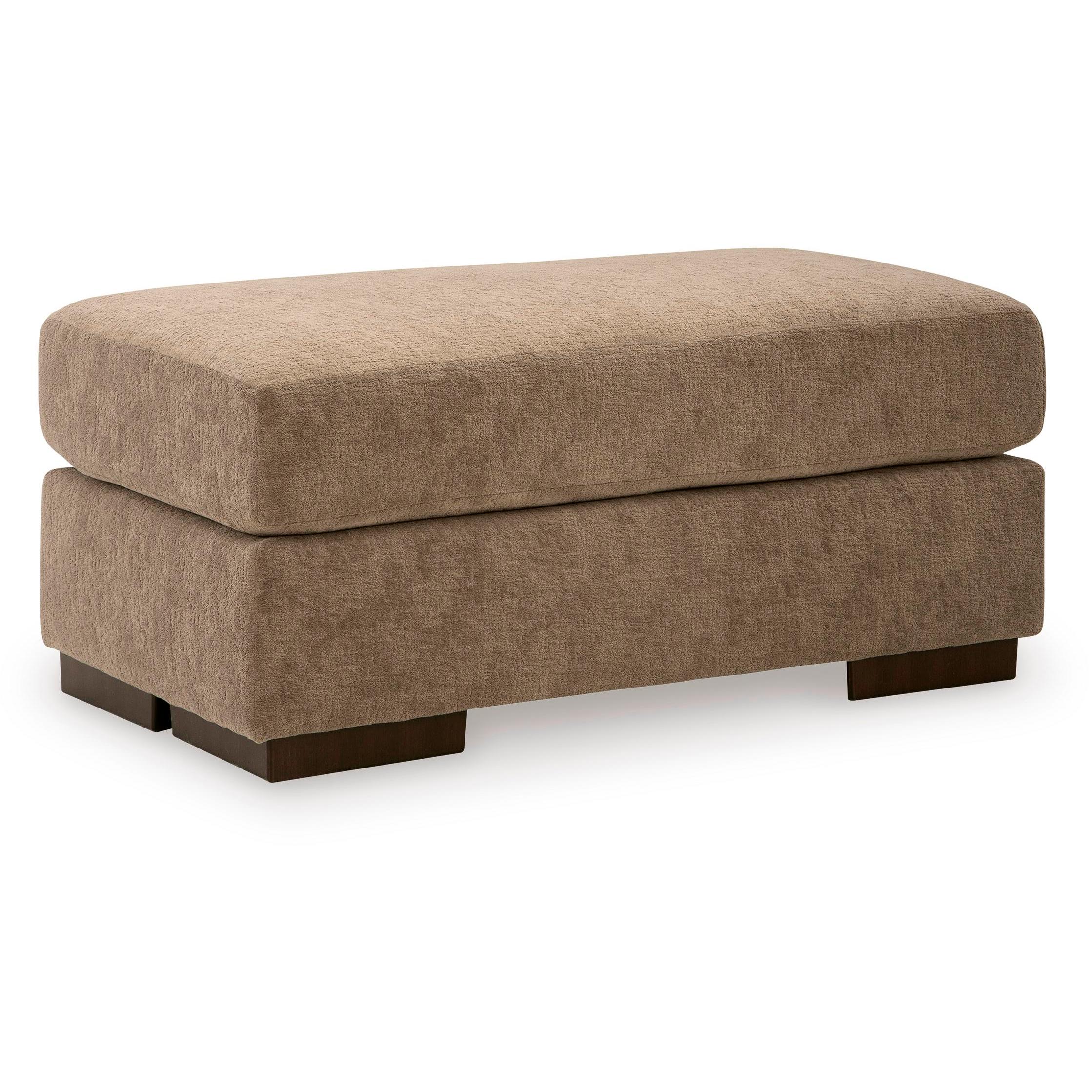  Manufacturer Color_Pecan --  Signature Design by Ashley Jayne Park Fabric Ottoman IMAGE 1