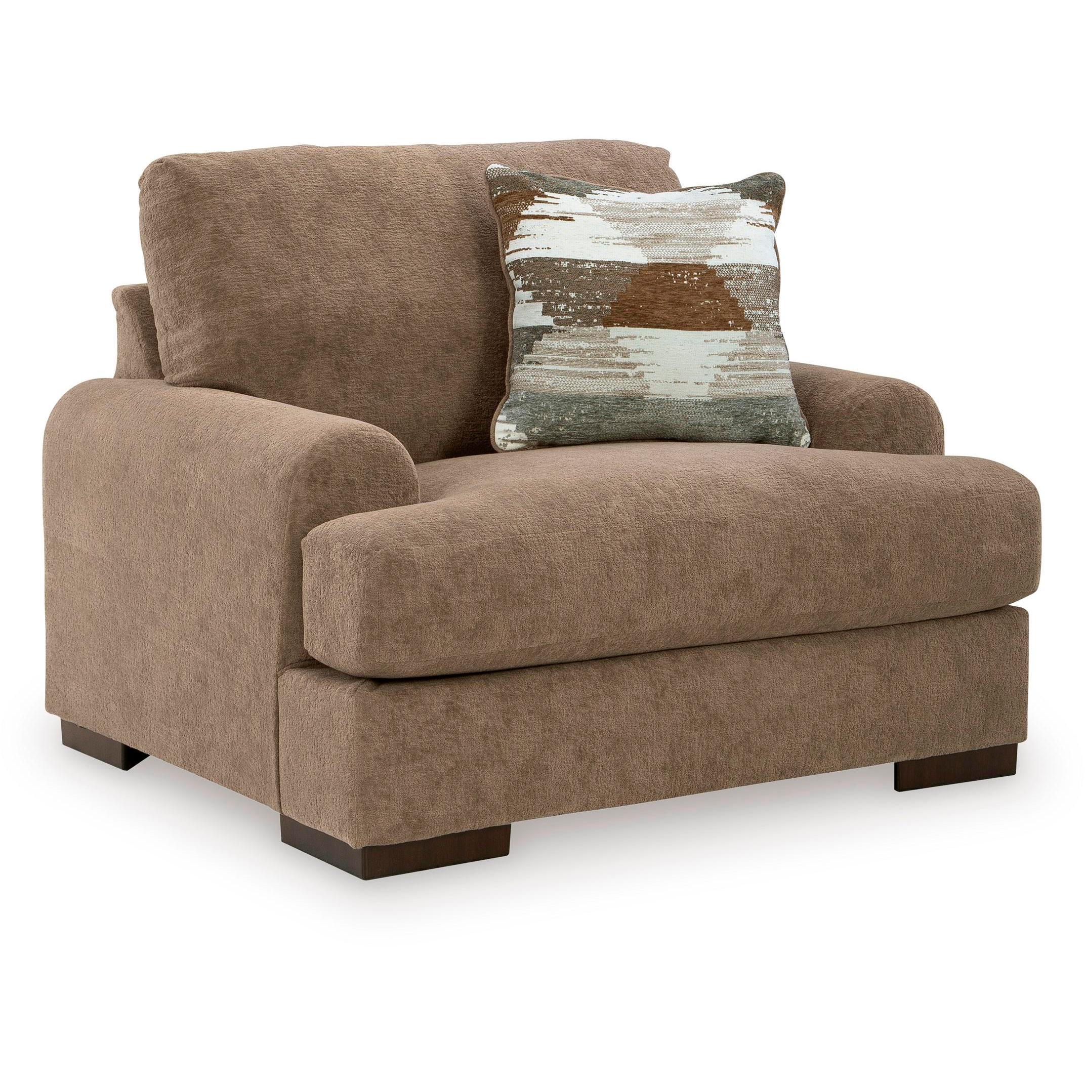  Manufacturer Color_Pecan --  Signature Design by Ashley Jayne Park Fabric Chaise IMAGE 1