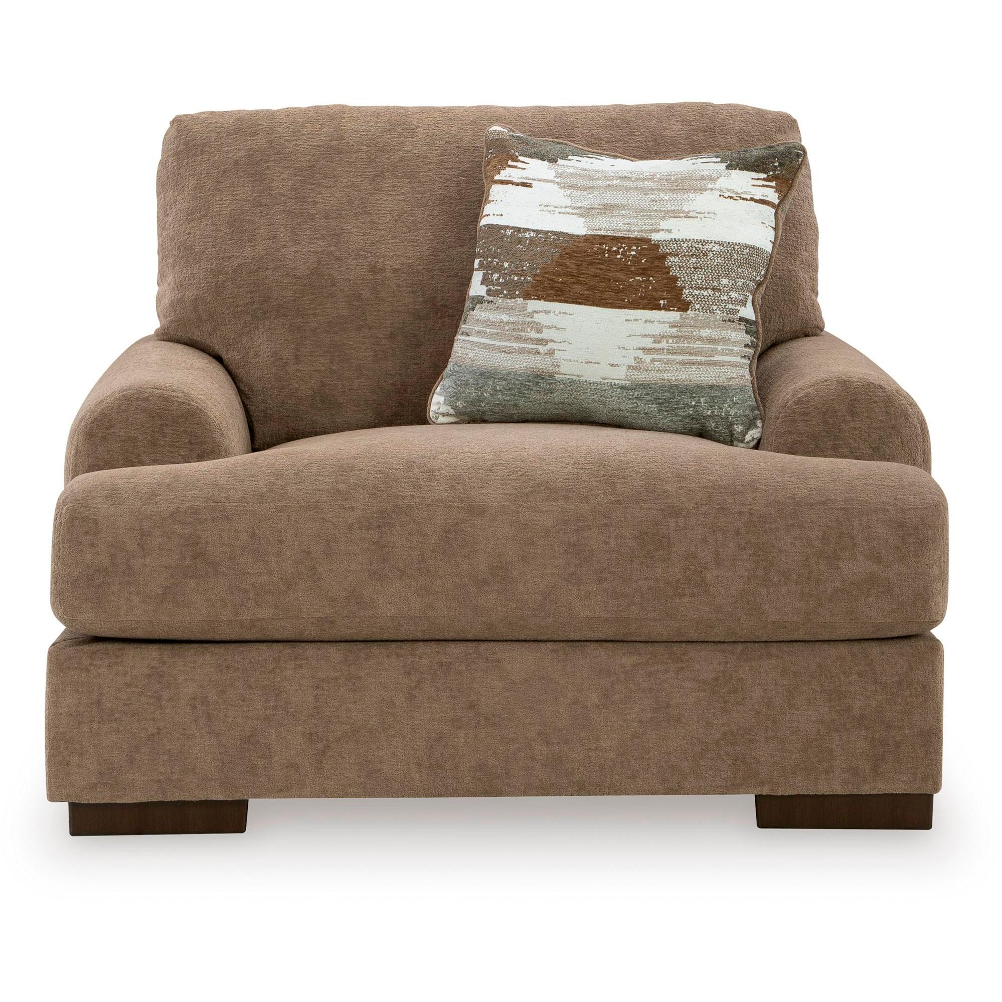  Manufacturer Color_Pecan --  Signature Design by Ashley Jayne Park Fabric Chaise IMAGE 2