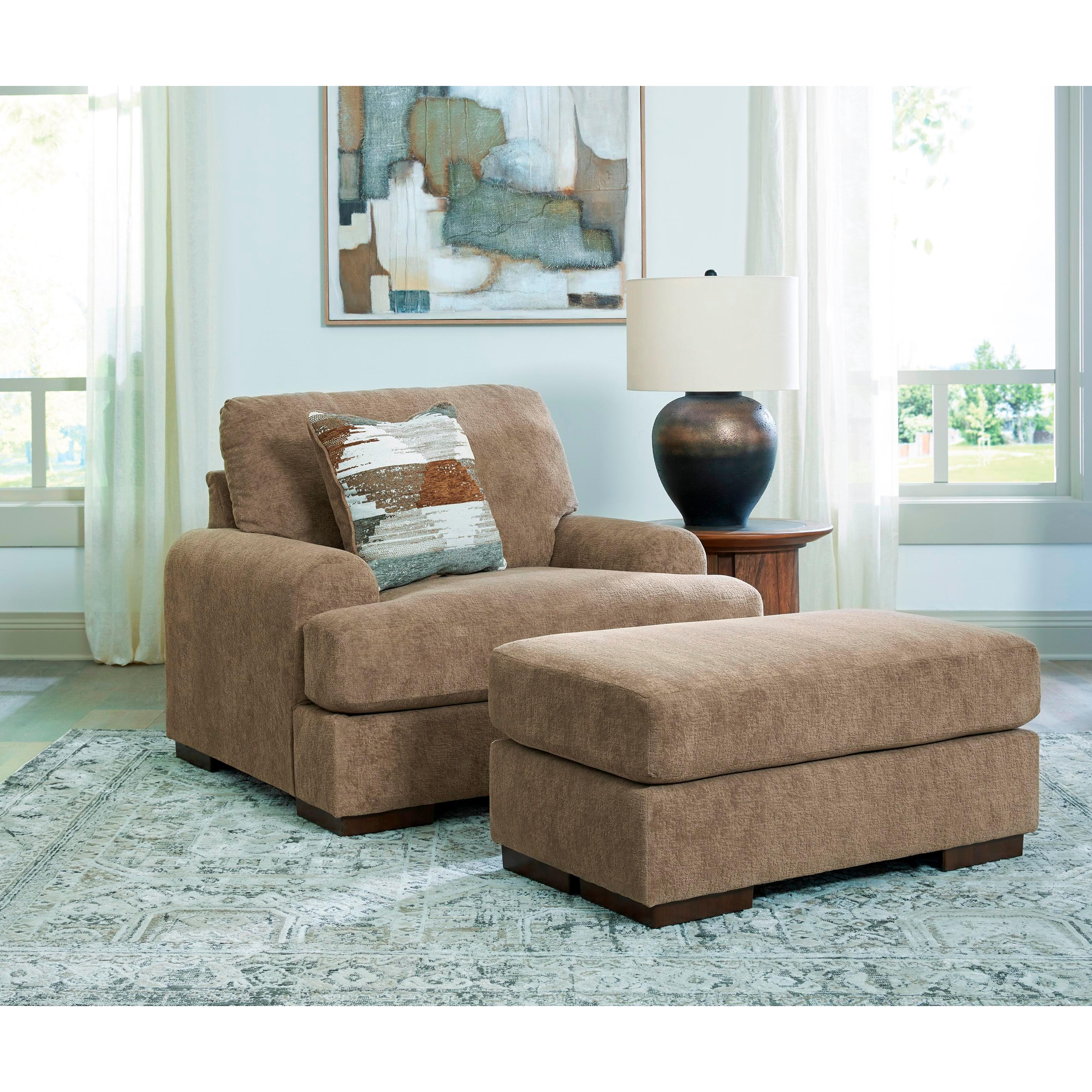  Manufacturer Color_Pecan --  Signature Design by Ashley Jayne Park Fabric Chaise IMAGE 5