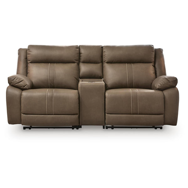 Signature Design by Ashley Max-Momentum Power Reclining Loveseat with Console PC8230558/PC8230560/PC8230562