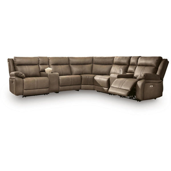 Signature Design by Ashley Max-Momentum Power Reclining 7 pc Sectional PC8230546/PC8230546/PC8230558/PC8230560/PC8230560/PC8230562/PC8230577