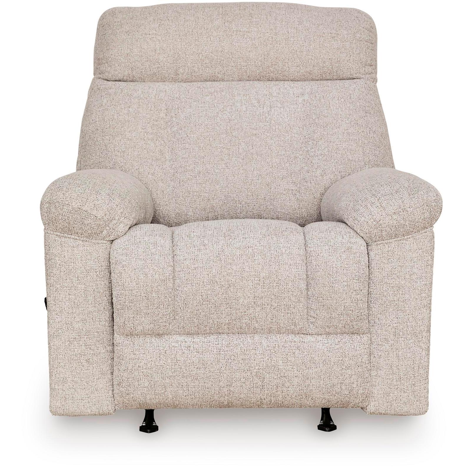  Manufacturer Color_Cobble Stone --  Signature Design by Ashley Hoyne Park Rocker Fabric Recliner IMAGE 3