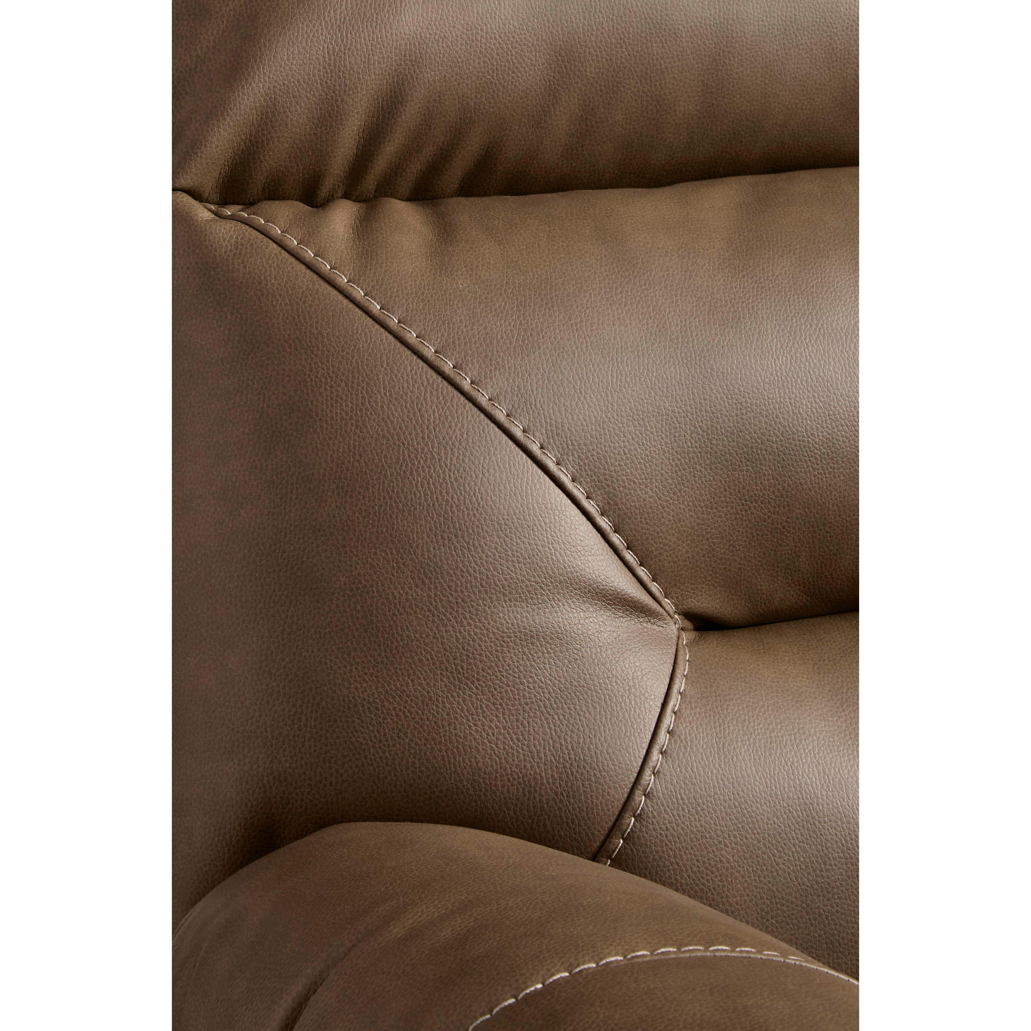  Manufacturer Color_Biscotti --  Signature Design by Ashley Elksworth Rocker Leather Look Recliner IMAGE 7