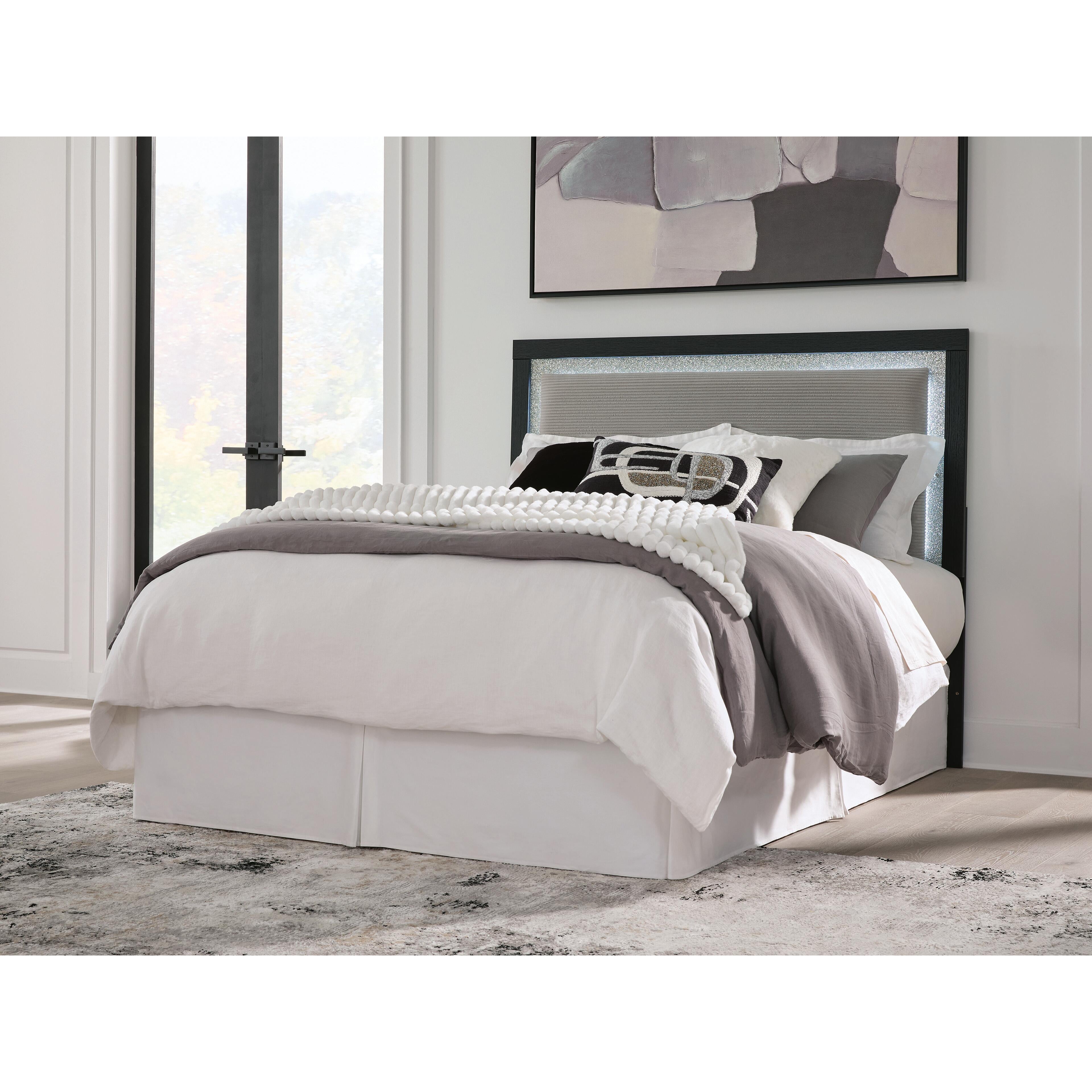  Signature Design by Ashley Maeling PCB1115-57 Queen UPH Panel Headboard IMAGE 3