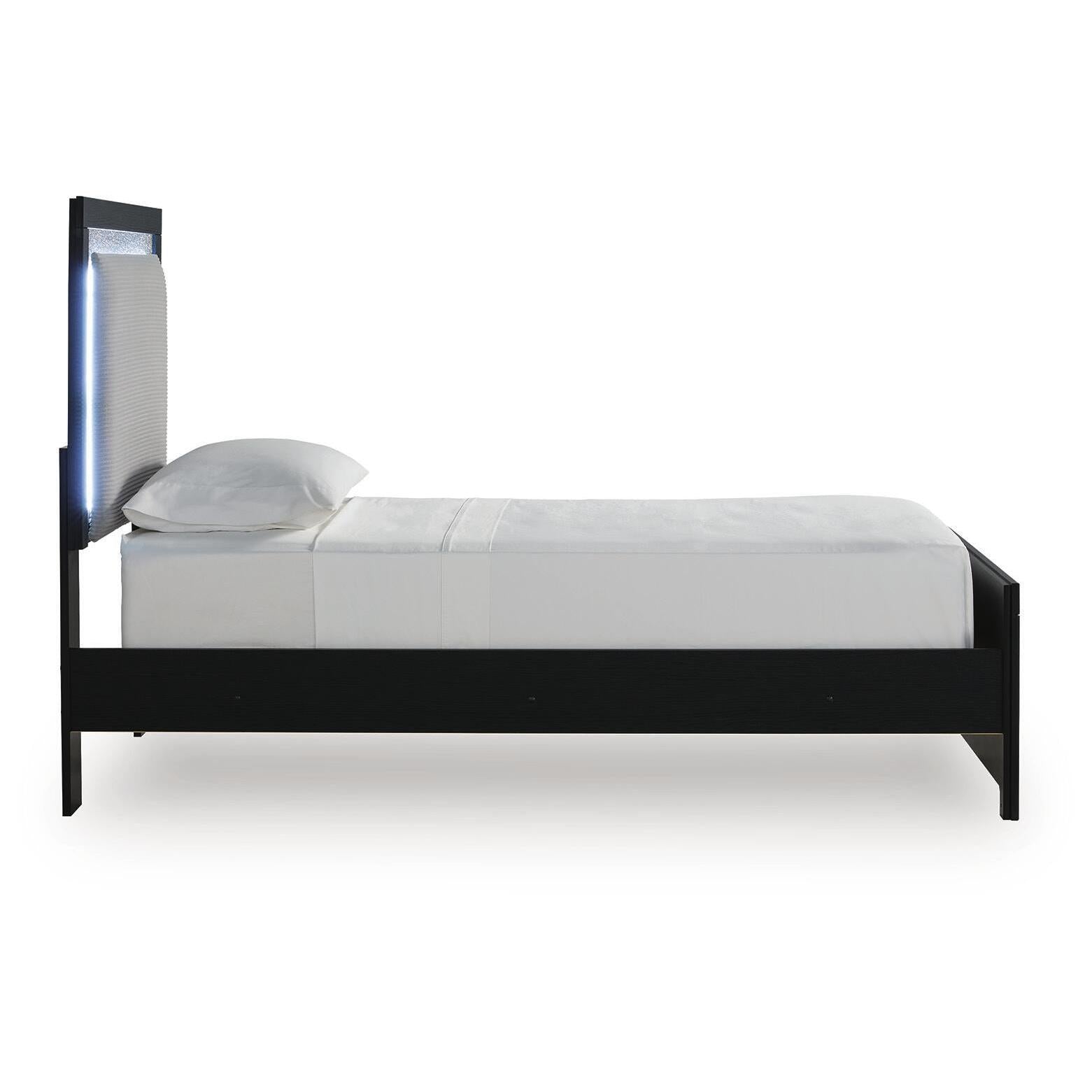  Size_Twin --  Signature Design by Ashley Maeling Upholstered Panel Bed IMAGE 2