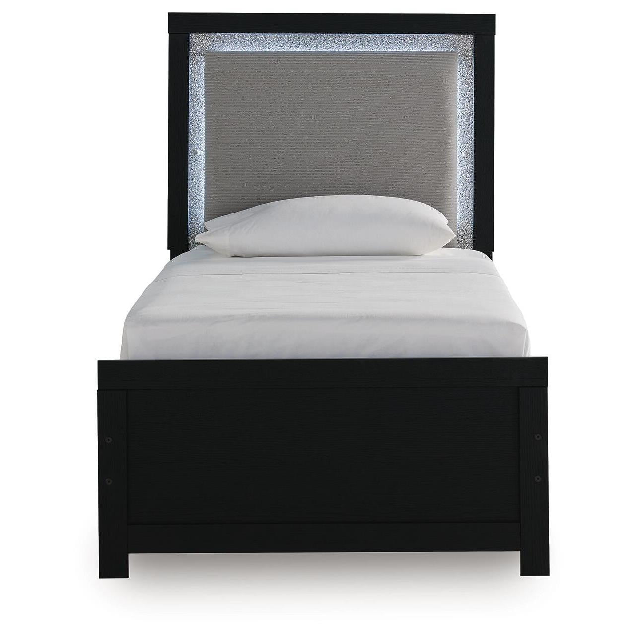  Size_Twin --  Signature Design by Ashley Maeling Upholstered Panel Bed IMAGE 3