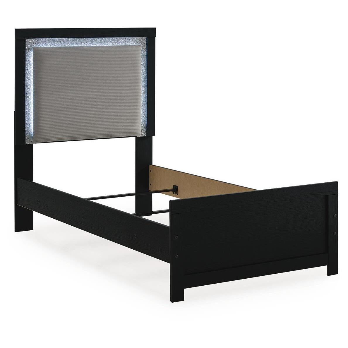 Size_Twin --  Signature Design by Ashley Maeling Upholstered Panel Bed IMAGE 4