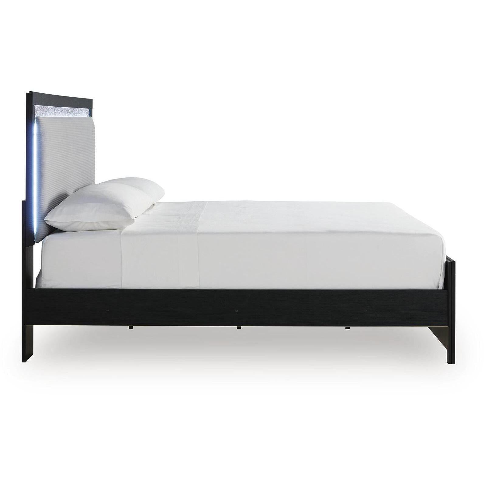  Size_King --  Maeling PCB1115B8 King Upholstered Panel Bed IMAGE 5