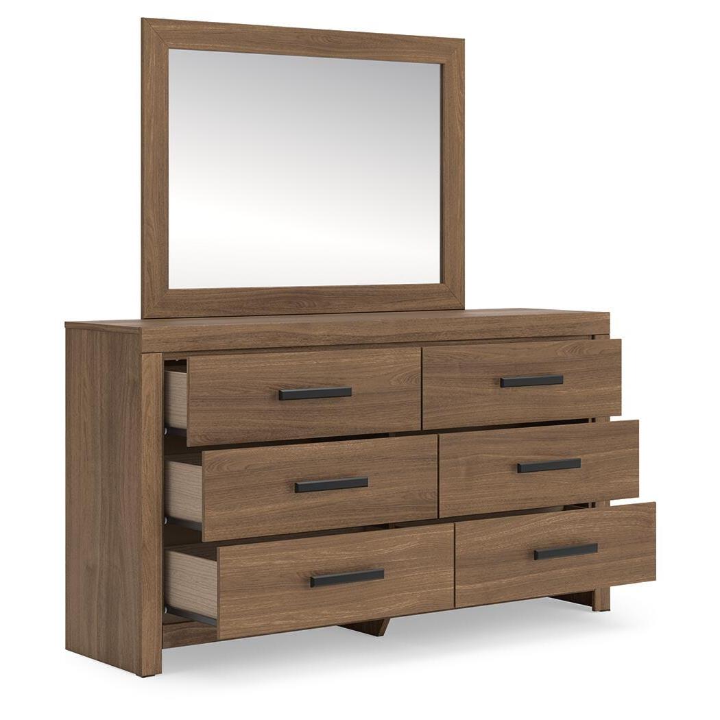  Signature Design by Ashley Broachmyn 6-Drawer Dresser with Mirror PCB1116-31/PCB1116-36 IMAGE 2