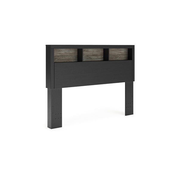 Signature Design by Ashley Broachmyn PCB1118-165 Lighted Queen Bookcase Headboard