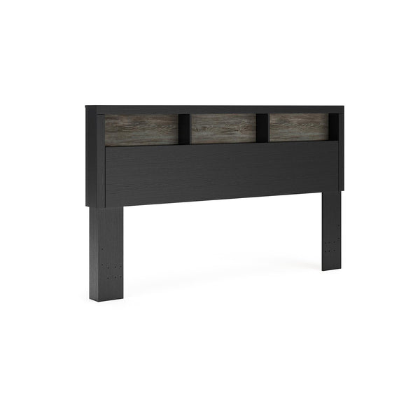 Signature Design by Ashley Broachmyn PCB1118-169 Lighted King Bookcase Headboard