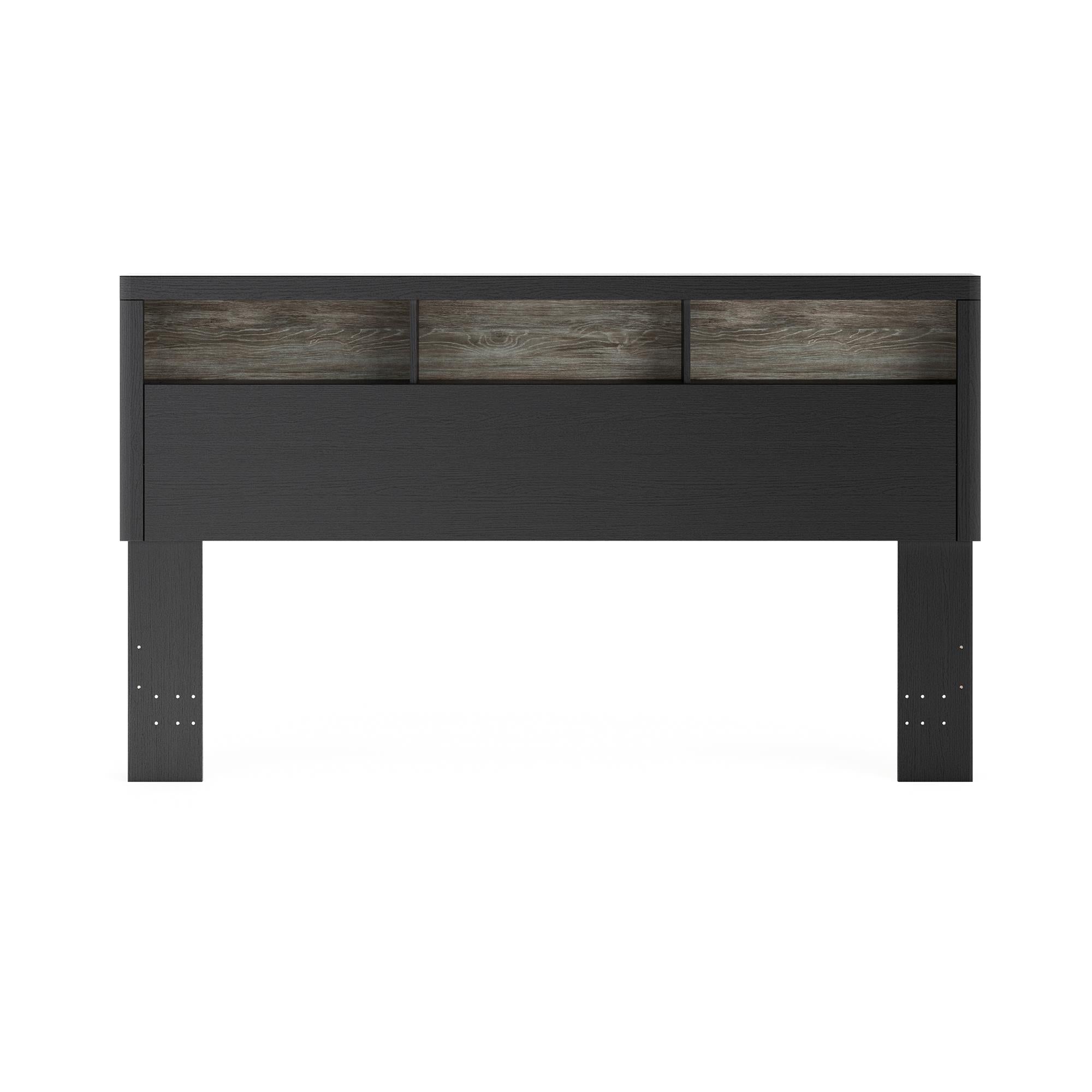  Signature Design by Ashley Broachmyn PCB1118-169 Lighted King Bookcase Headboard IMAGE 2