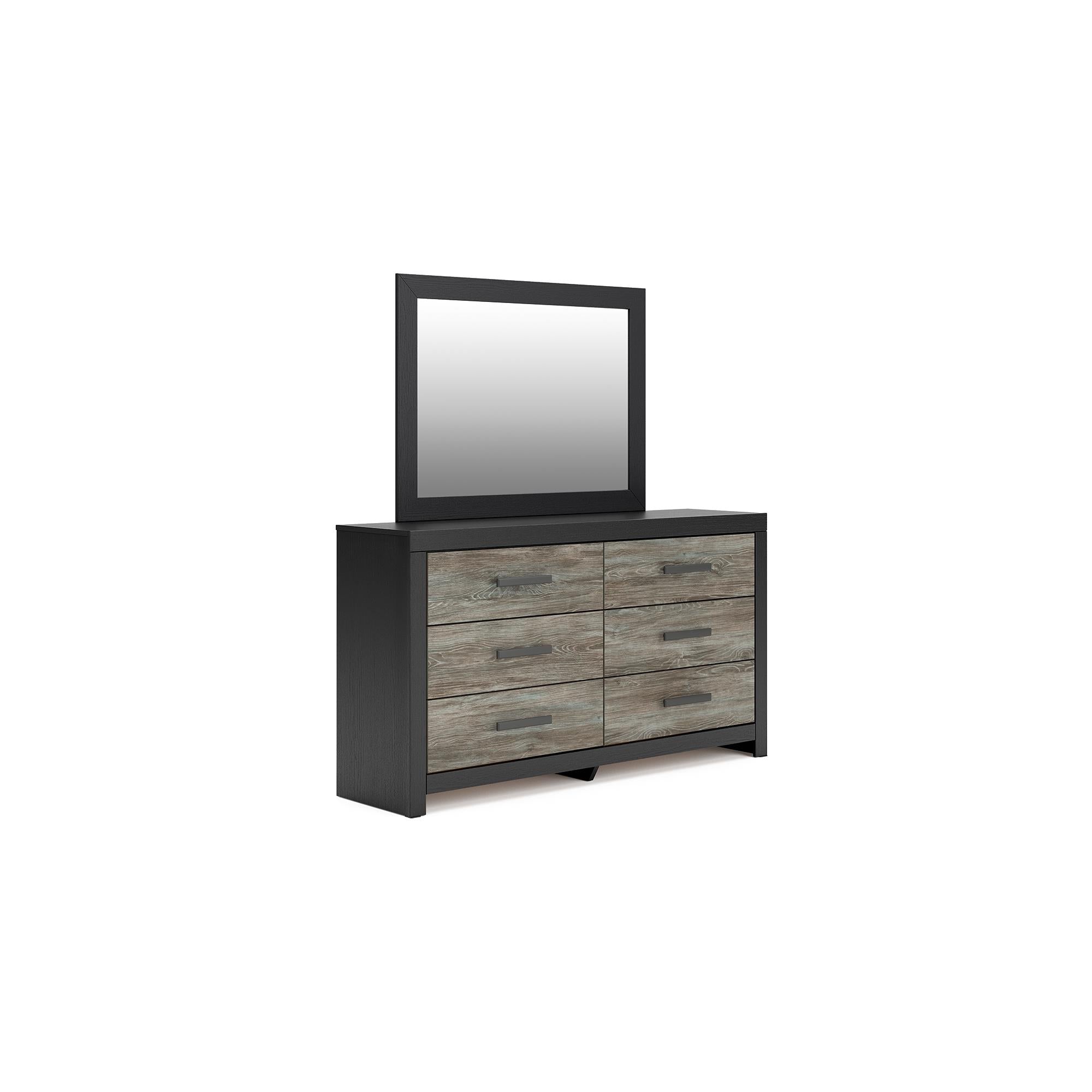  Signature Design by Ashley Broachmyn 6-Drawer Dresser with Mirror PCB1118-31/PCB1118-36 IMAGE 1