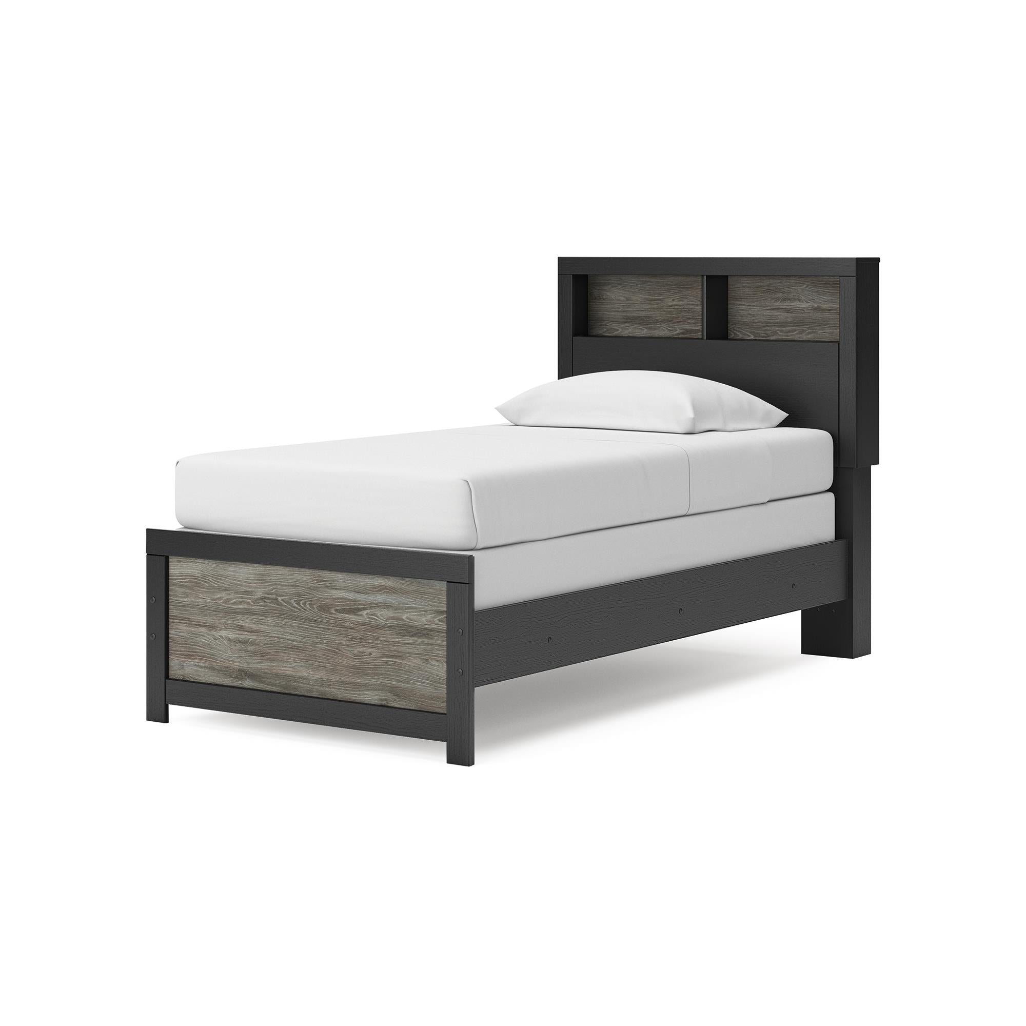  Size_Twin --  Signature Design by Ashley Broachmyn Bookcase Bed IMAGE 4