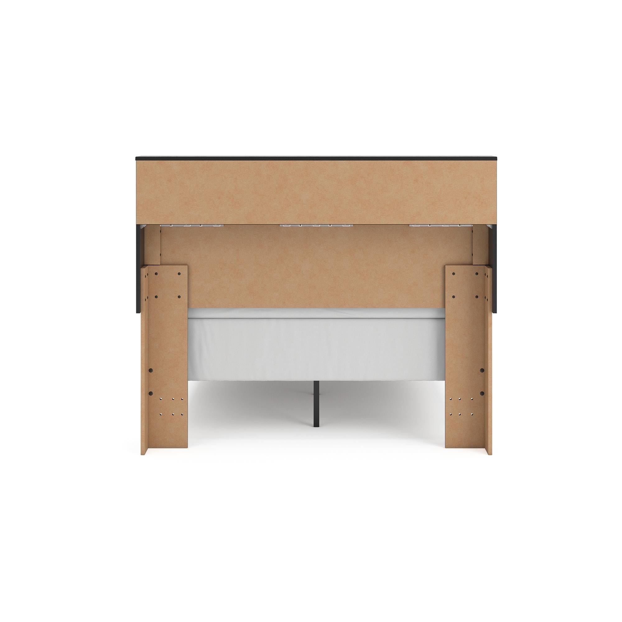  Size_Full --  Broachmyn PCB1118B13 Full Bookcase Bed IMAGE 6
