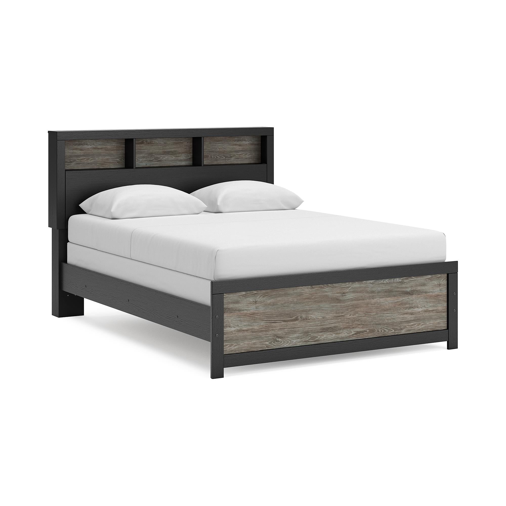  Size_Queen --  Broachmyn PCB1118B2 Queen Bookcase Bed IMAGE 1
